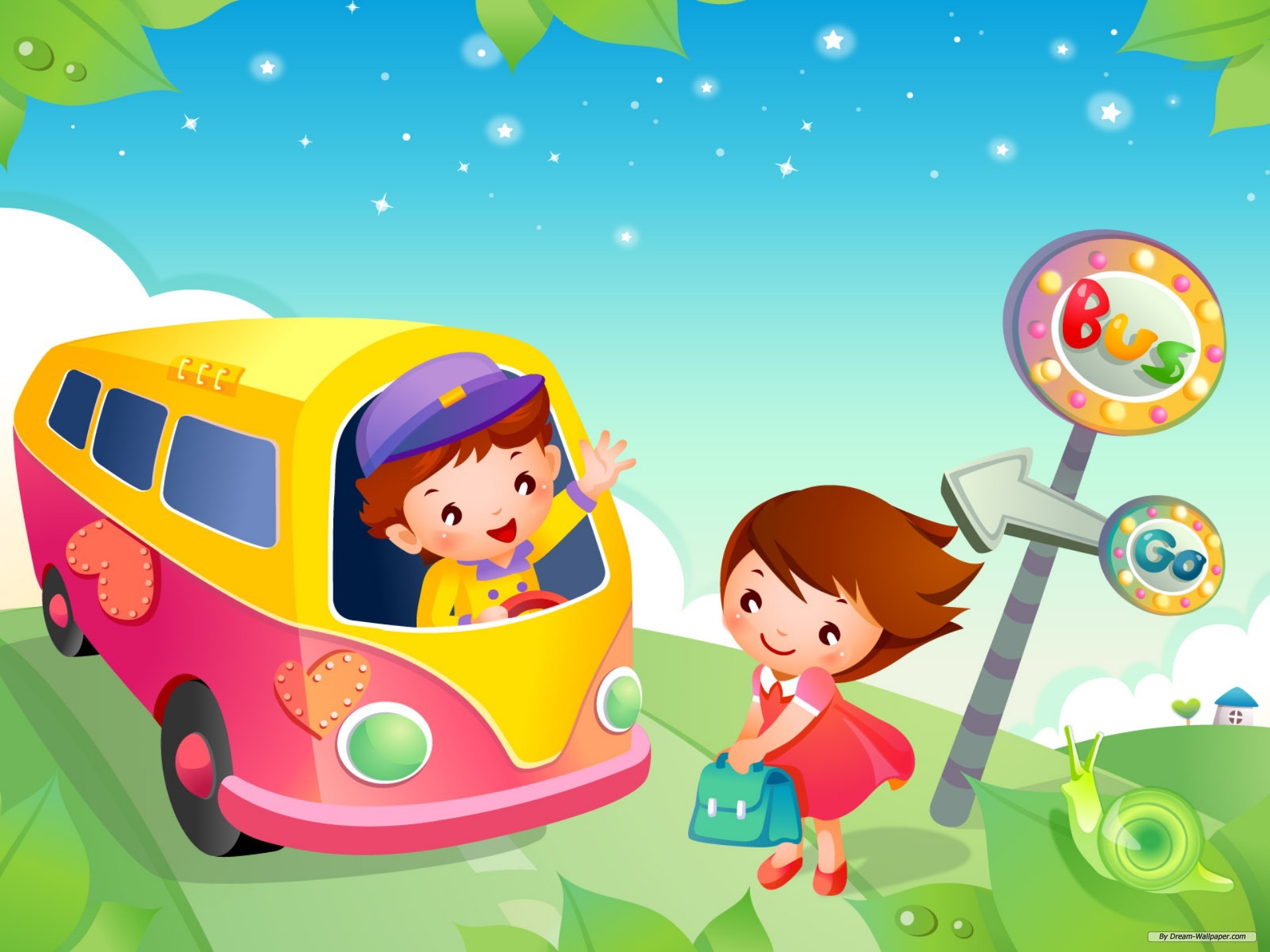 Free download Kids School Bus Cartoon High Resolution Wallpaper Download [1920x1440] for your Desktop, Mobile & Tablet. Explore School Wallpaper Desktop. Back to School Desktop Wallpaper, Schools Out Wallpaper