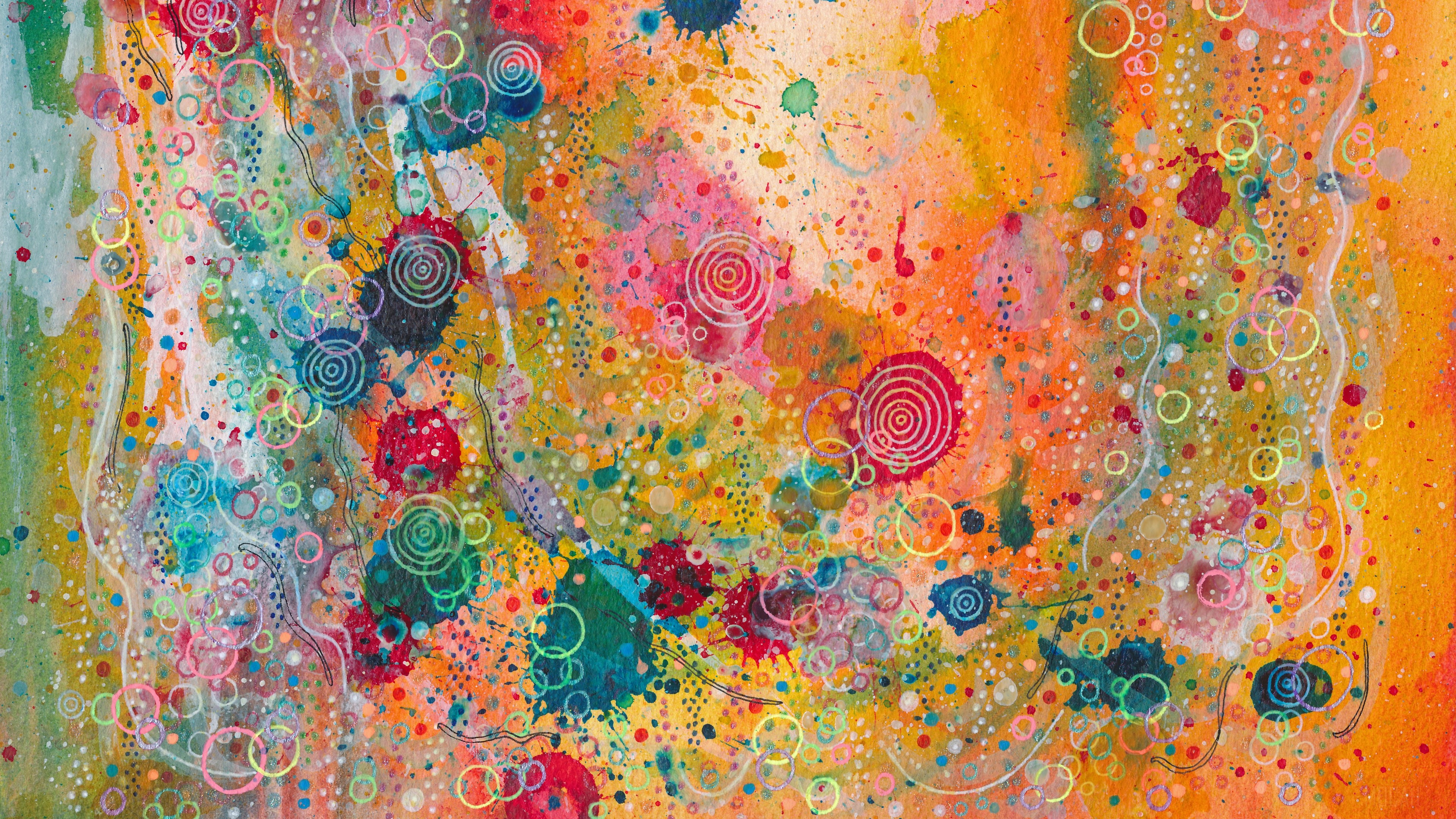 patterns, patches, multicolored, abstract 4k wallpaper HD Wallpaper