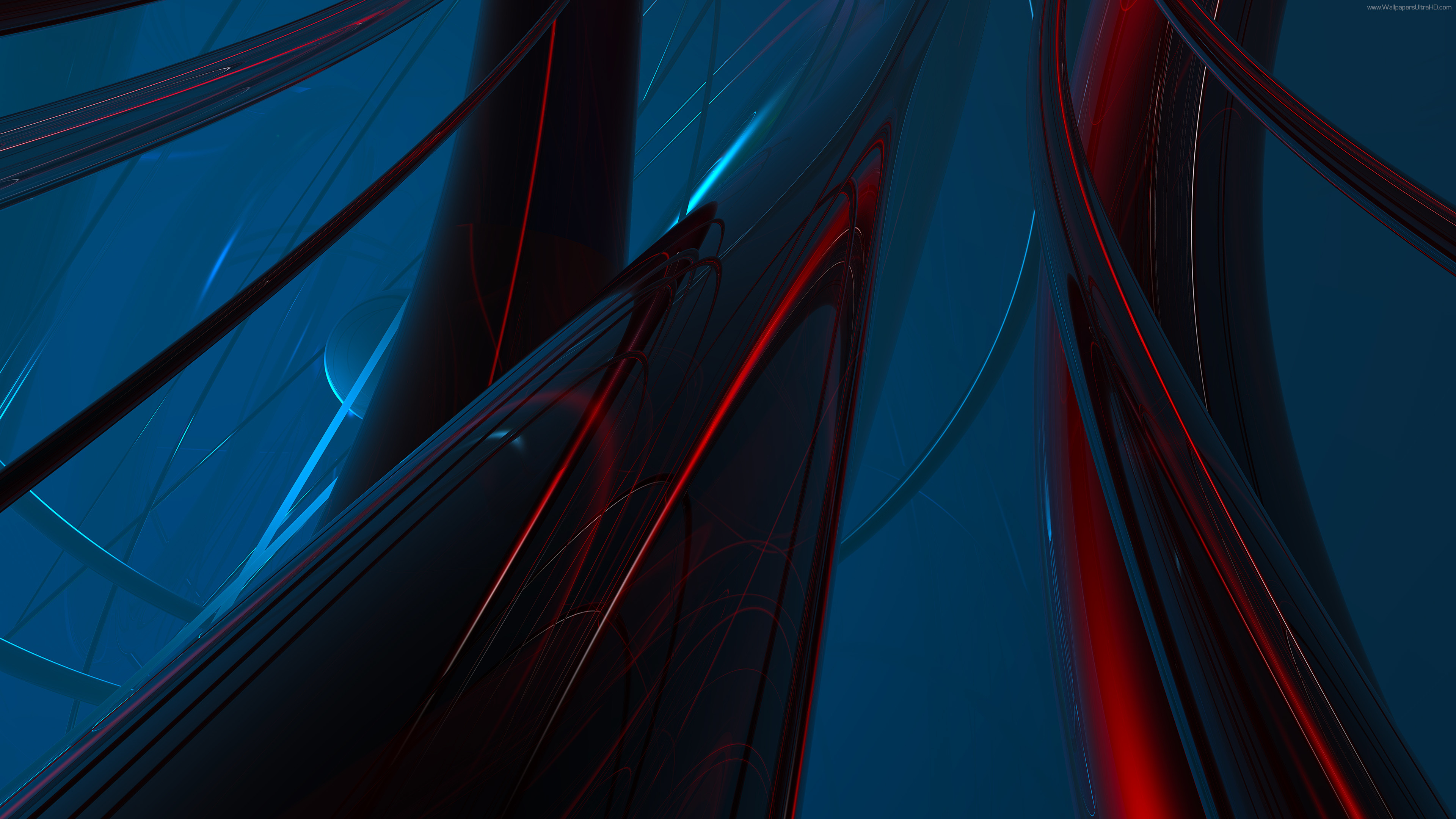 UHD wallpaper 4K Abstract red + blue, Abstract green + purple