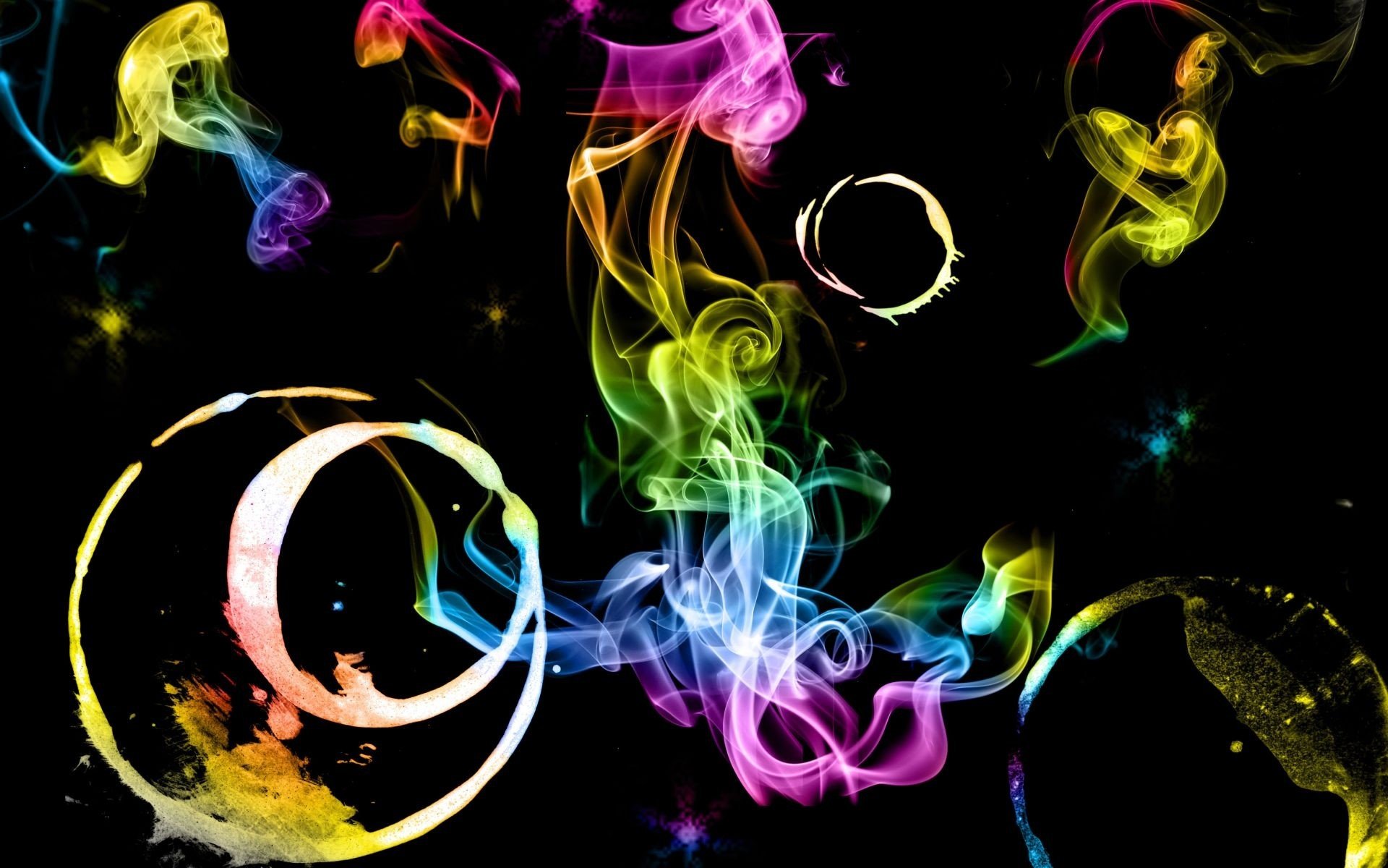 Smoke Colored, Ring, Light Wallpaper