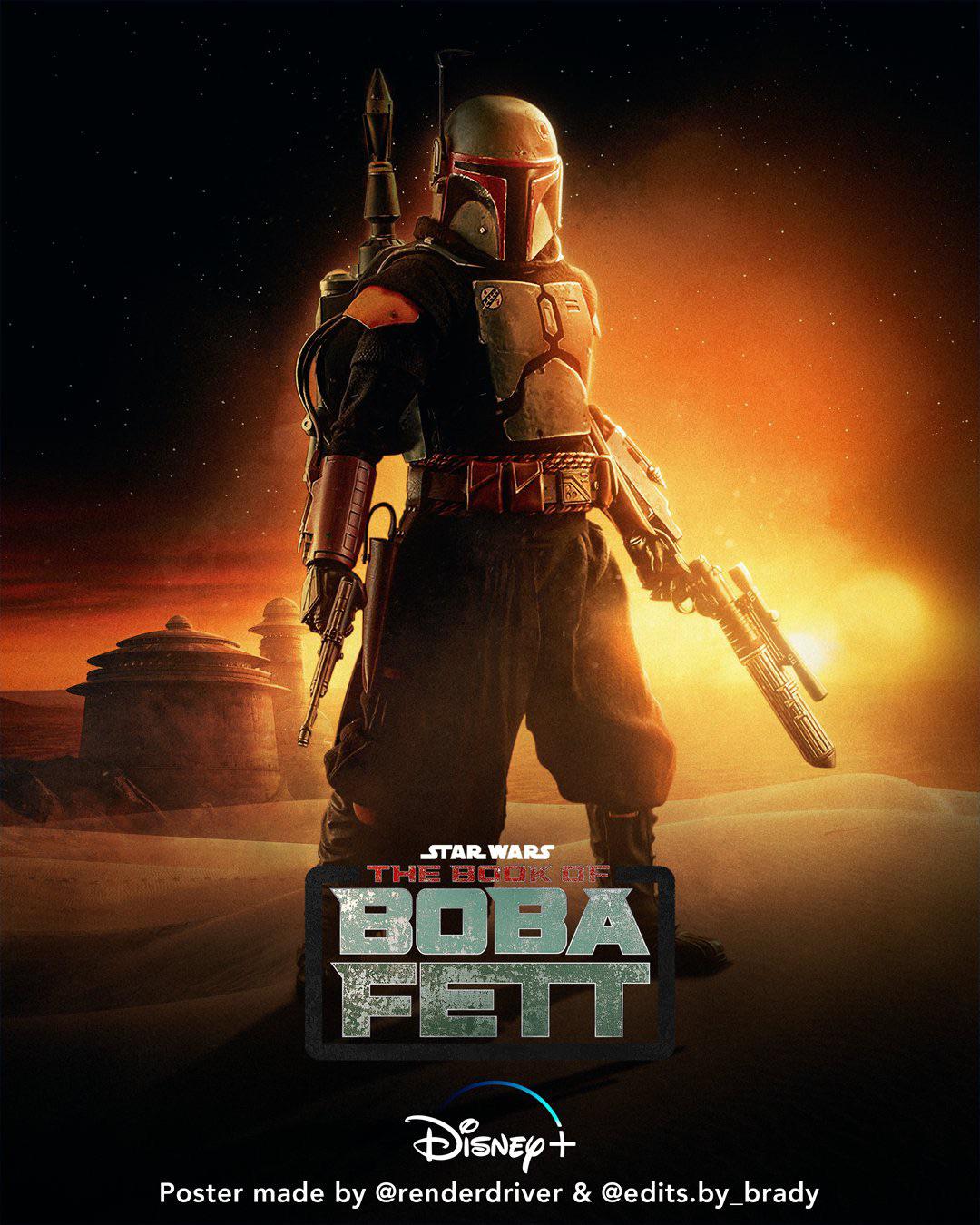 What a great fan poster for the Book of Boba Fett. What do we think the real one will be like?