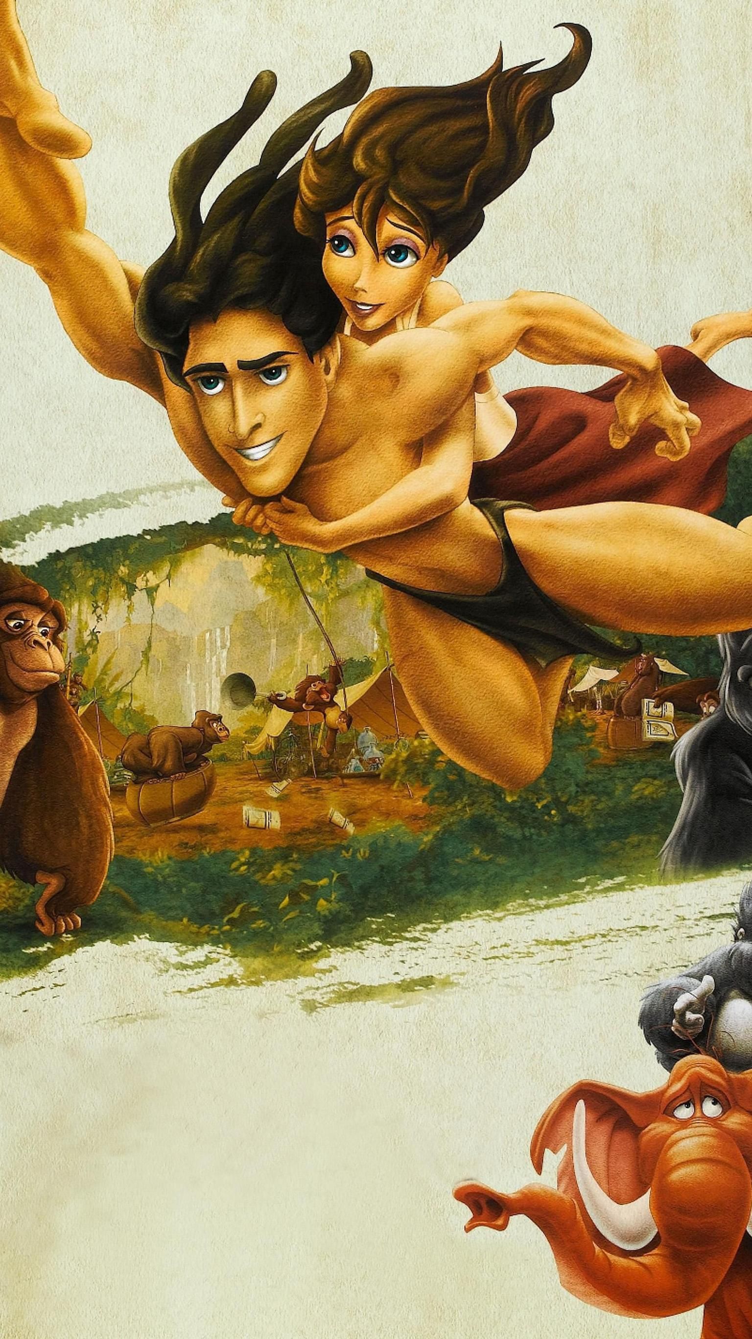 Tarzan (1999) Phone Wallpaper. Moviemania. Tarzan movie, Tarzan disney, Tarzan