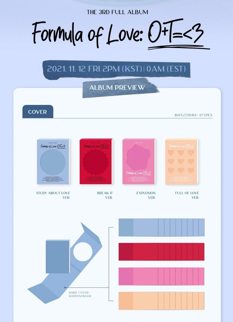 TWICE 3rd Full Album Of Love: O + T = <3 UNSEALED ALBUM, K Wave On Carousell