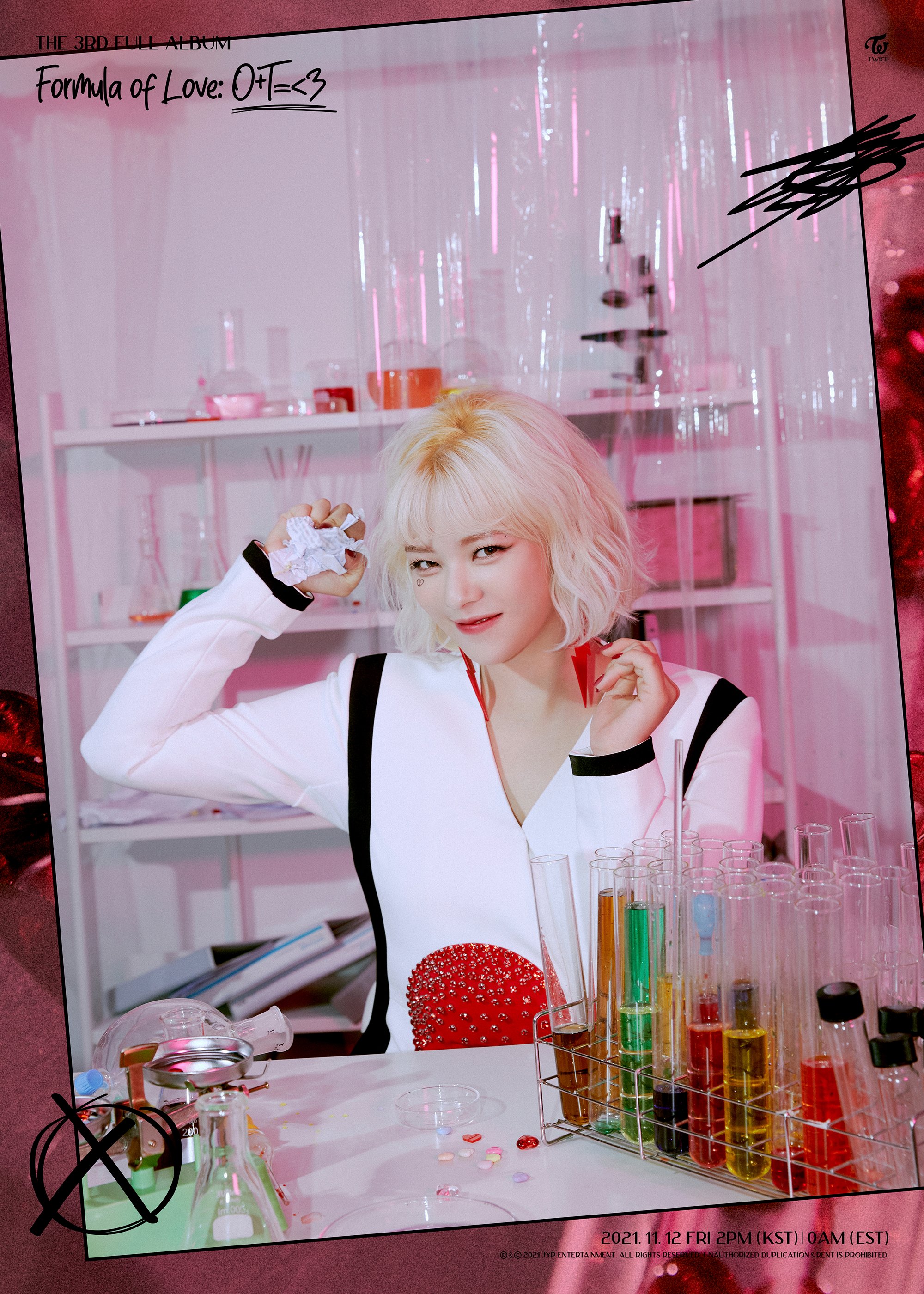 TWICE 3rd Full Album: Formula of Love: O T=<3 (Concept Photo 3 It ver.)