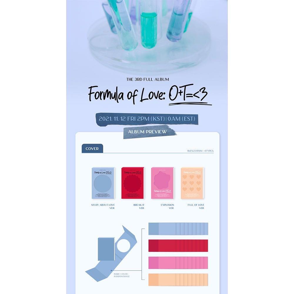 TWICE 3rd Full Album Formula Of Love: O T=<3, K Wave On Carousell