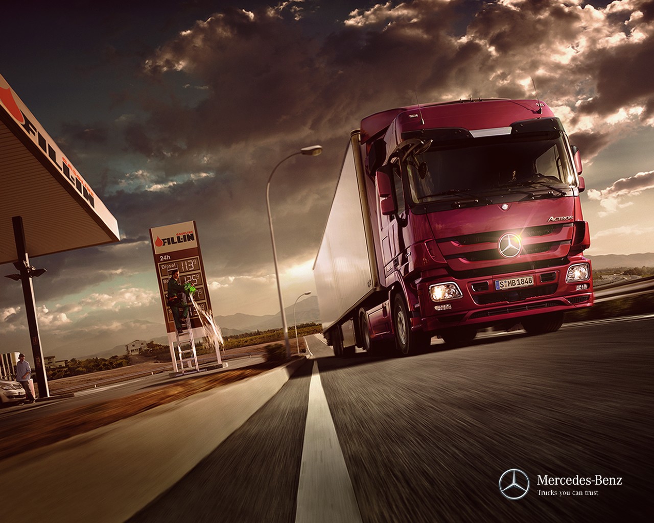 Download Wallpaper, Download 1280x1024 trucks transportations mercedes benz mercedes benz actros 1280x1024 wallpaper Wallpaper –Free Wallpaper Download