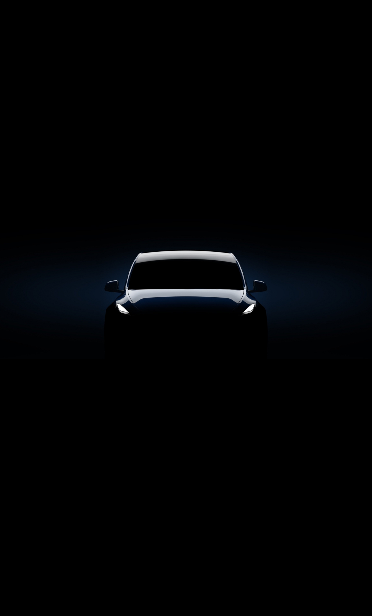 Download 1280x2120 wallpaper 2019 tesla model y, dark, minimal, iphone 6 plus, 1280x2120 HD image, background, 20060