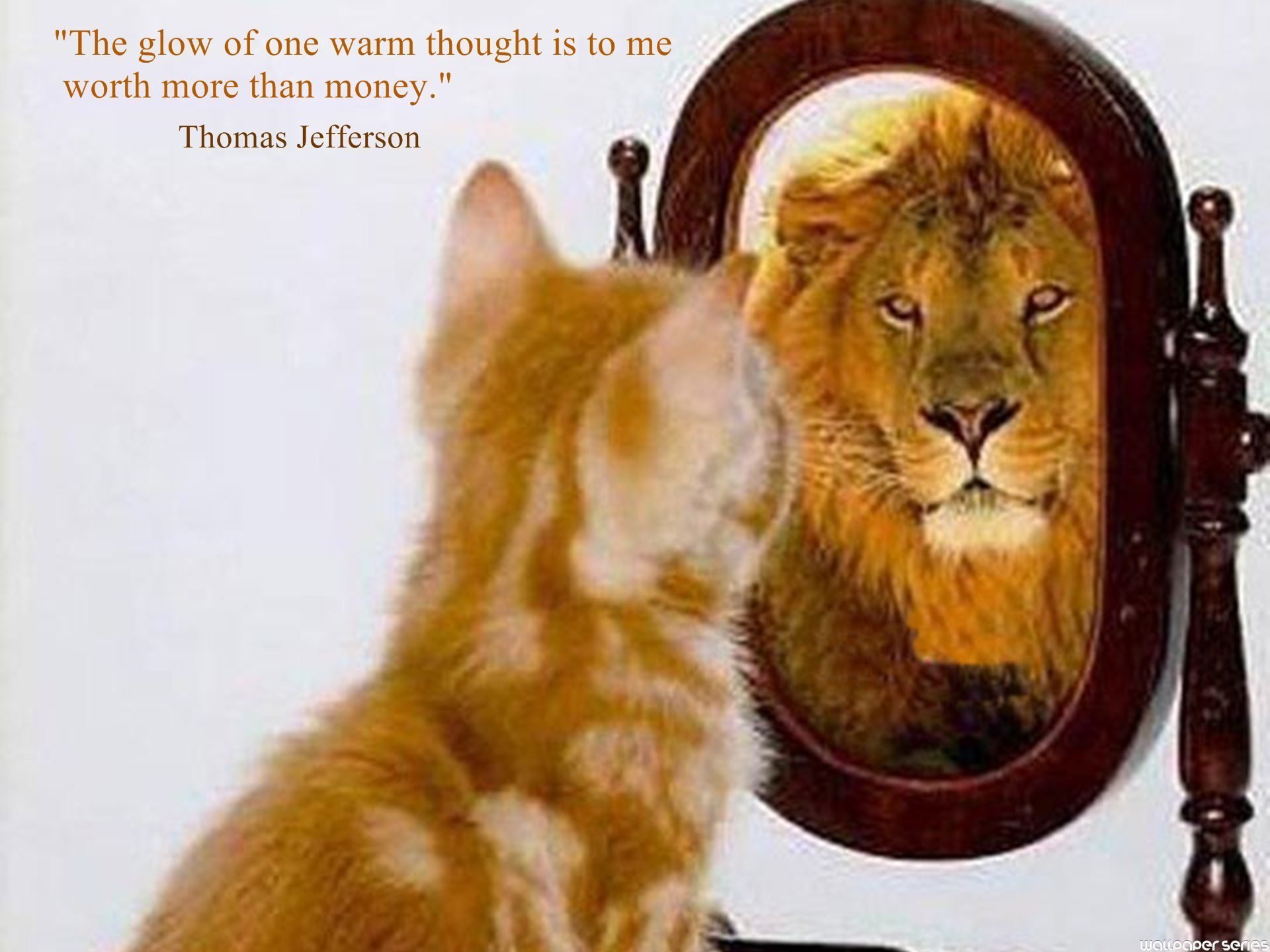 Inspirational Warm Thought Quotes Wallpaper And Cub Mirror