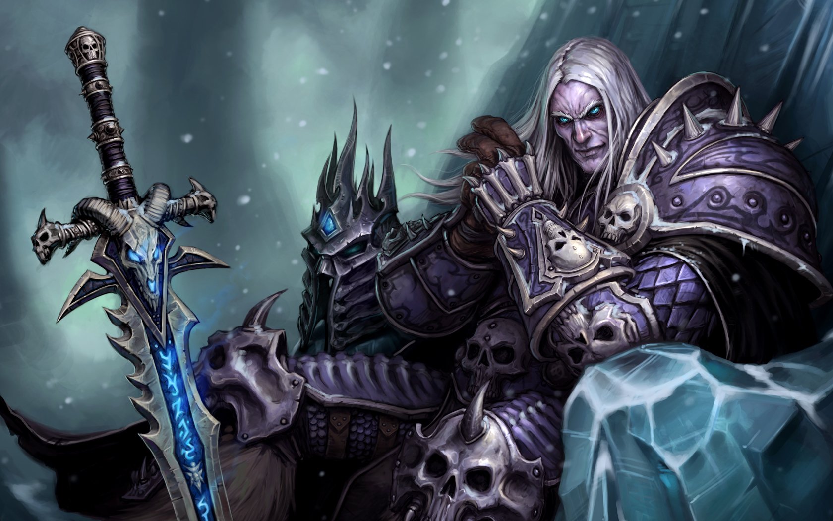 Lich King Arthas Menethil Wallpaper and Background Imagex1050