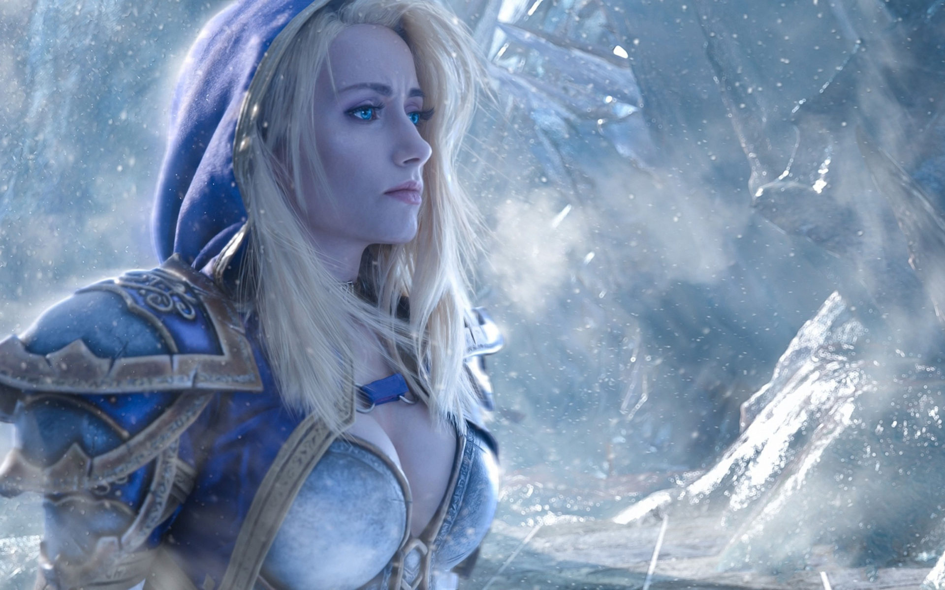 World of Warcraft Jaina Proudmoore and Arthas Menethil fantasy art image, Wallpaper13.com