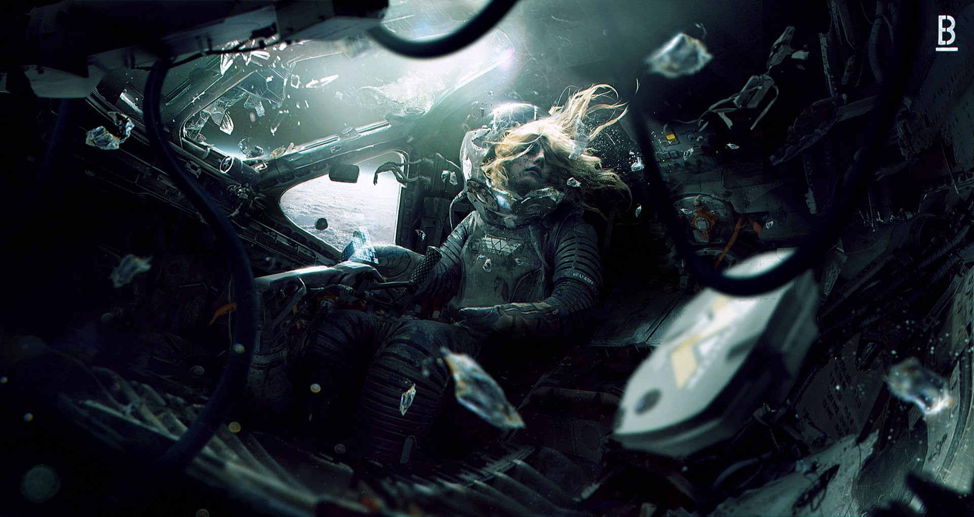 Wallpaper, 1920x1020 px, astronaut, death, space, spaceship, spacesuit, zero gravity 1920x1020