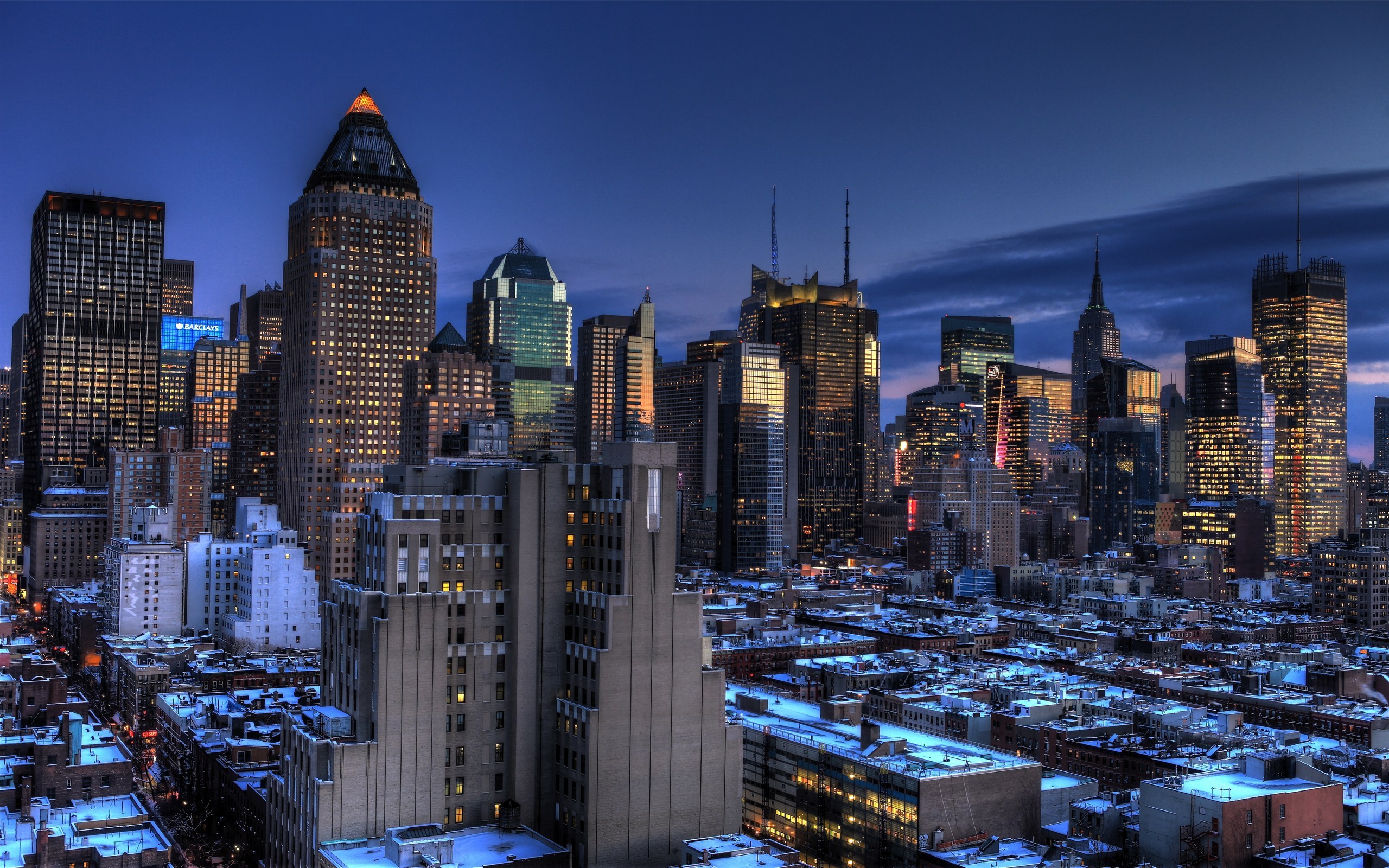 New York Wallpaper Night New York City HD Wallpaper