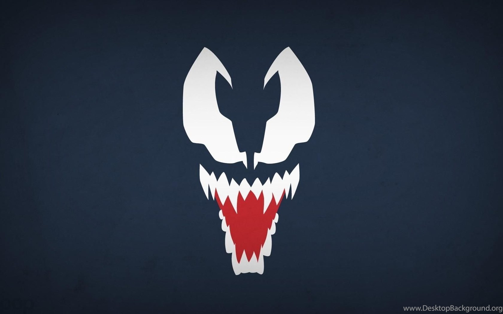 Venom Marvel Comics Navy Blue Background Villians Blo0p Wallpaper. Desktop Background