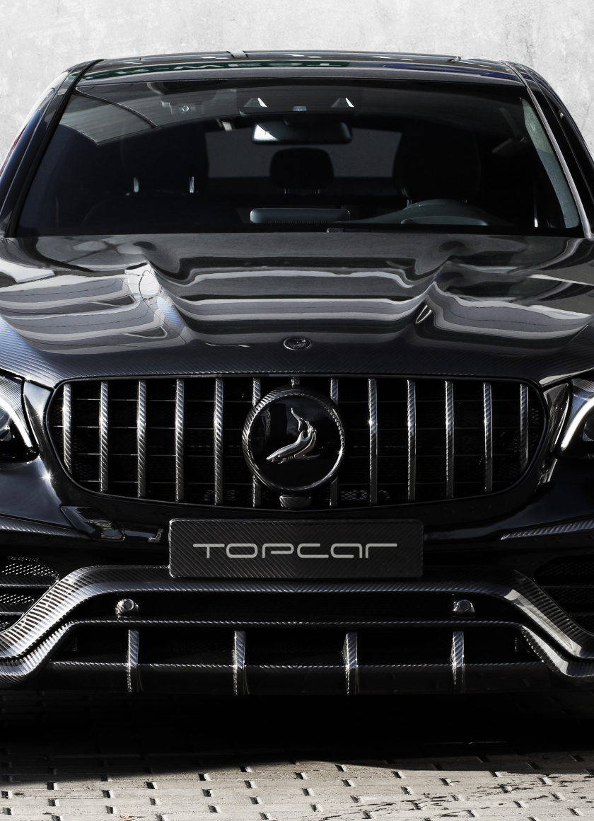 Download Mercedes Benz GLC Coupe Inferno, Black Wallpaper, 840x1160, IPhone 4, IPhone 4S, IPod Touch