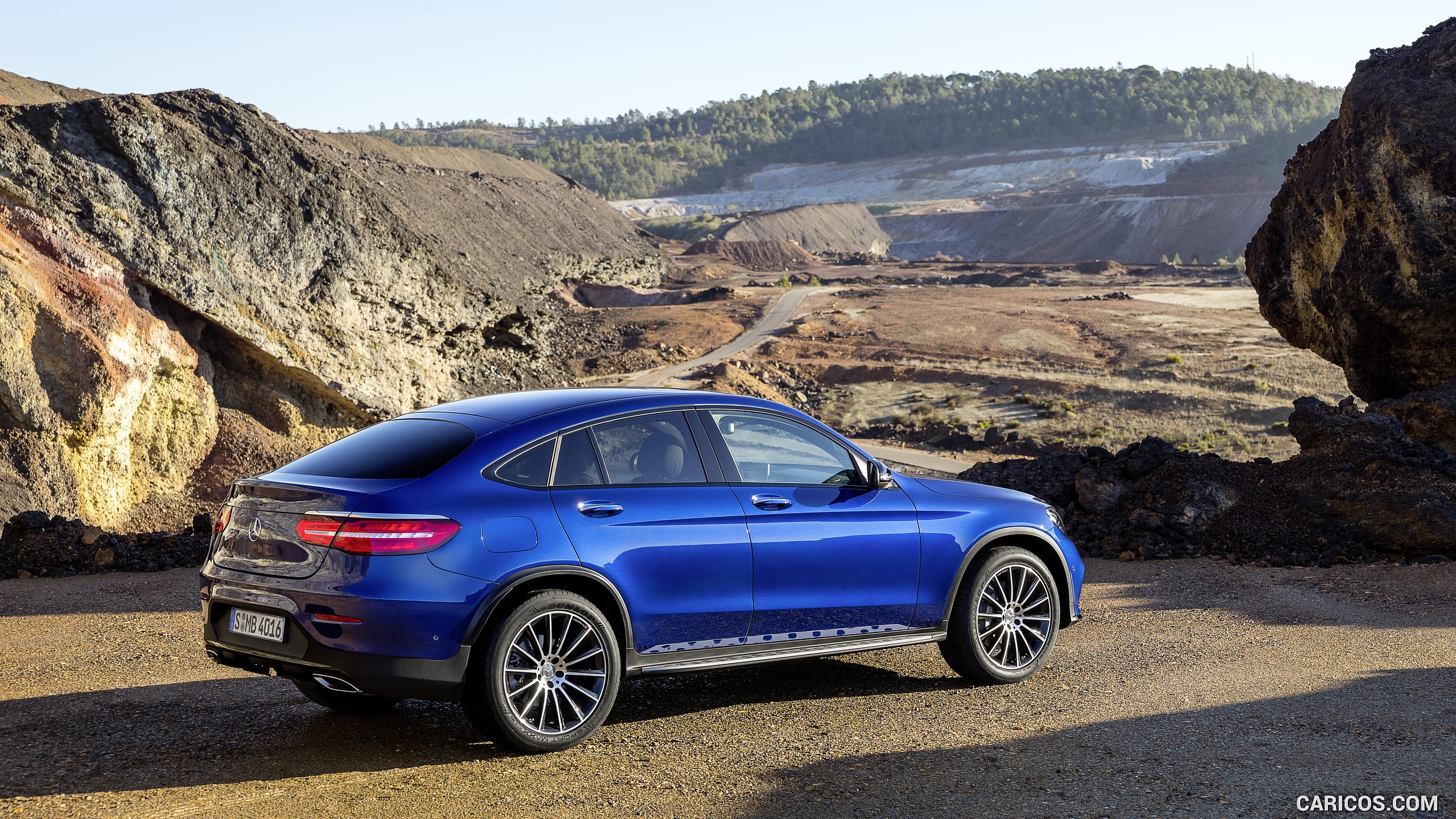 Mercedes Benz GLC Coupe (Color: Brilliant Blue)