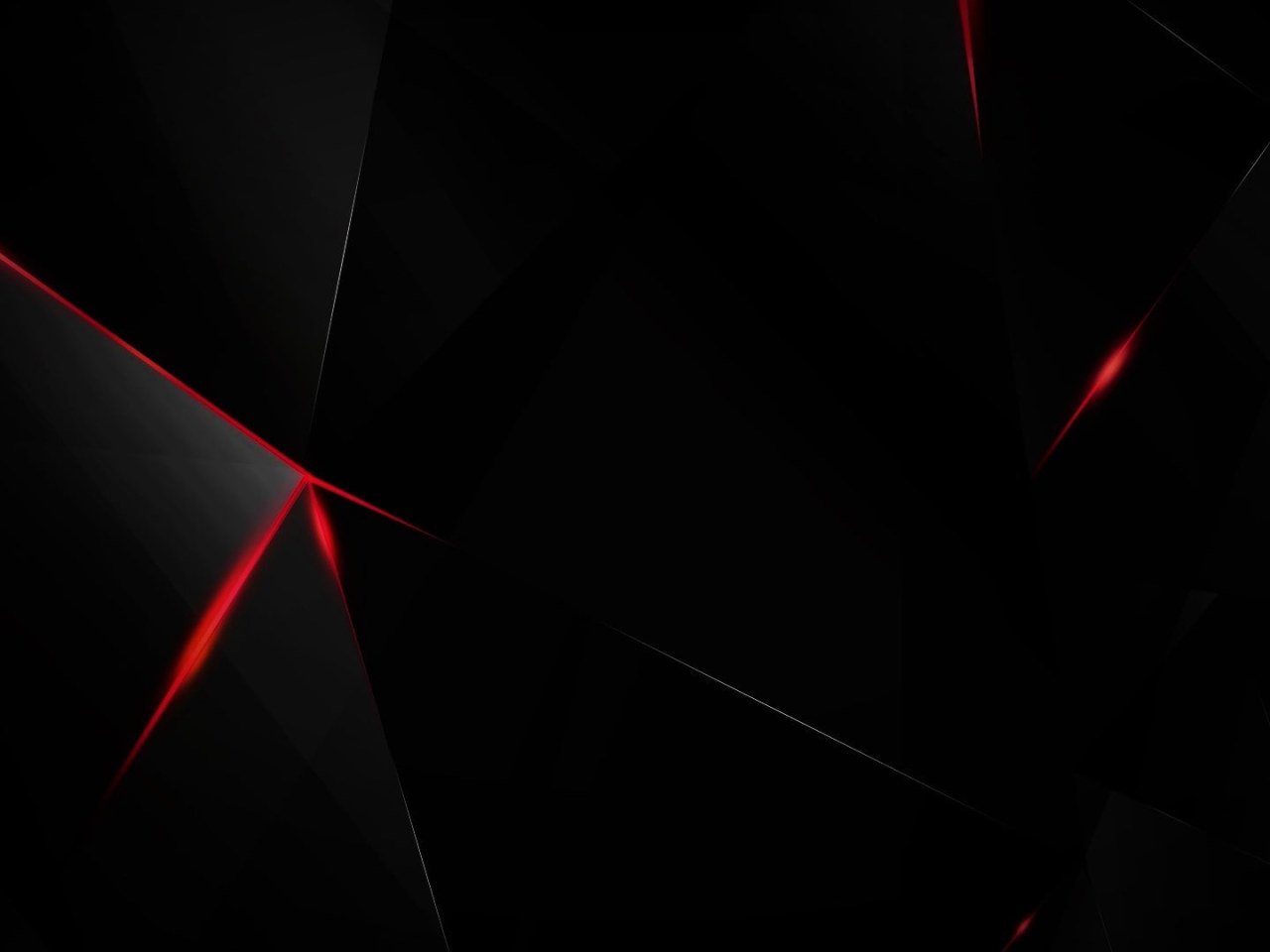 Wallpaper dark, 3D, red, shards, black, glass, abstract • Wallpaper For You HD Wallpaper For Desktop & Mobile