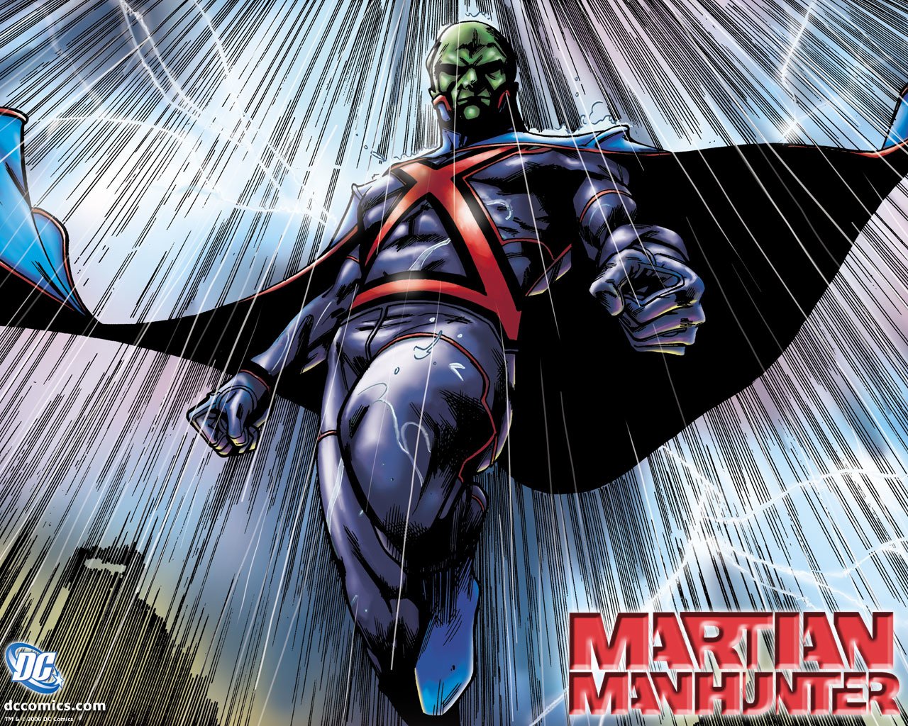 Title Comics Martian Manhunter Wallpaper Superman Martian Manhunter HD Wallpaper