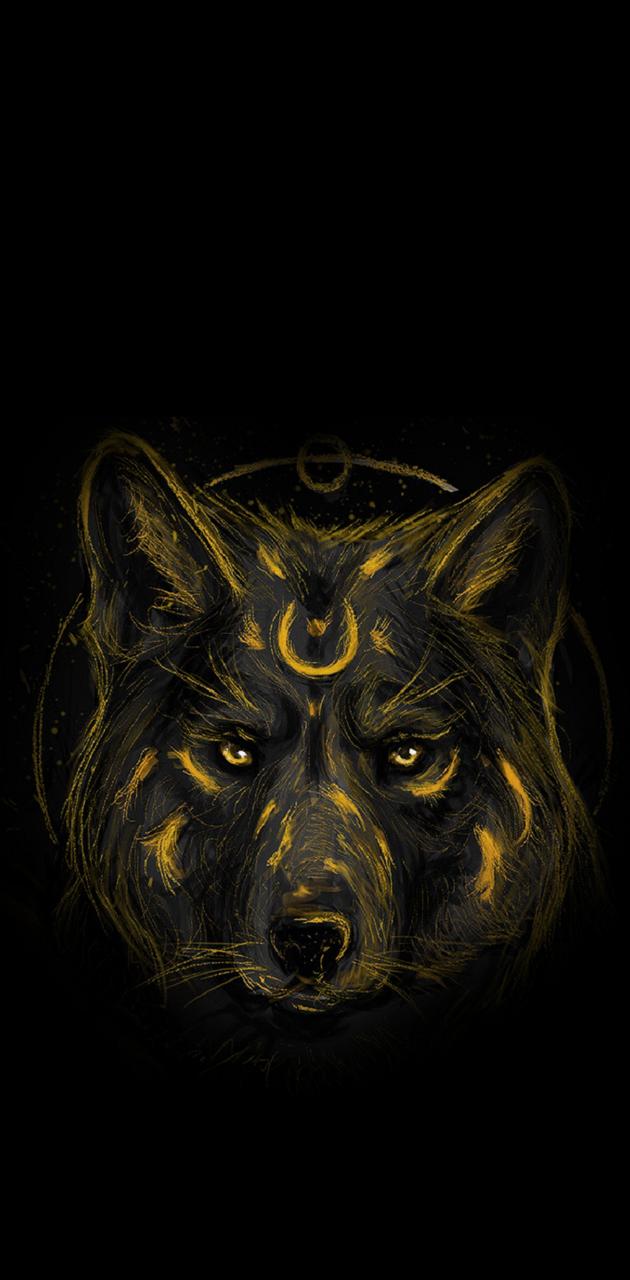 Dark Wolf wallpaper