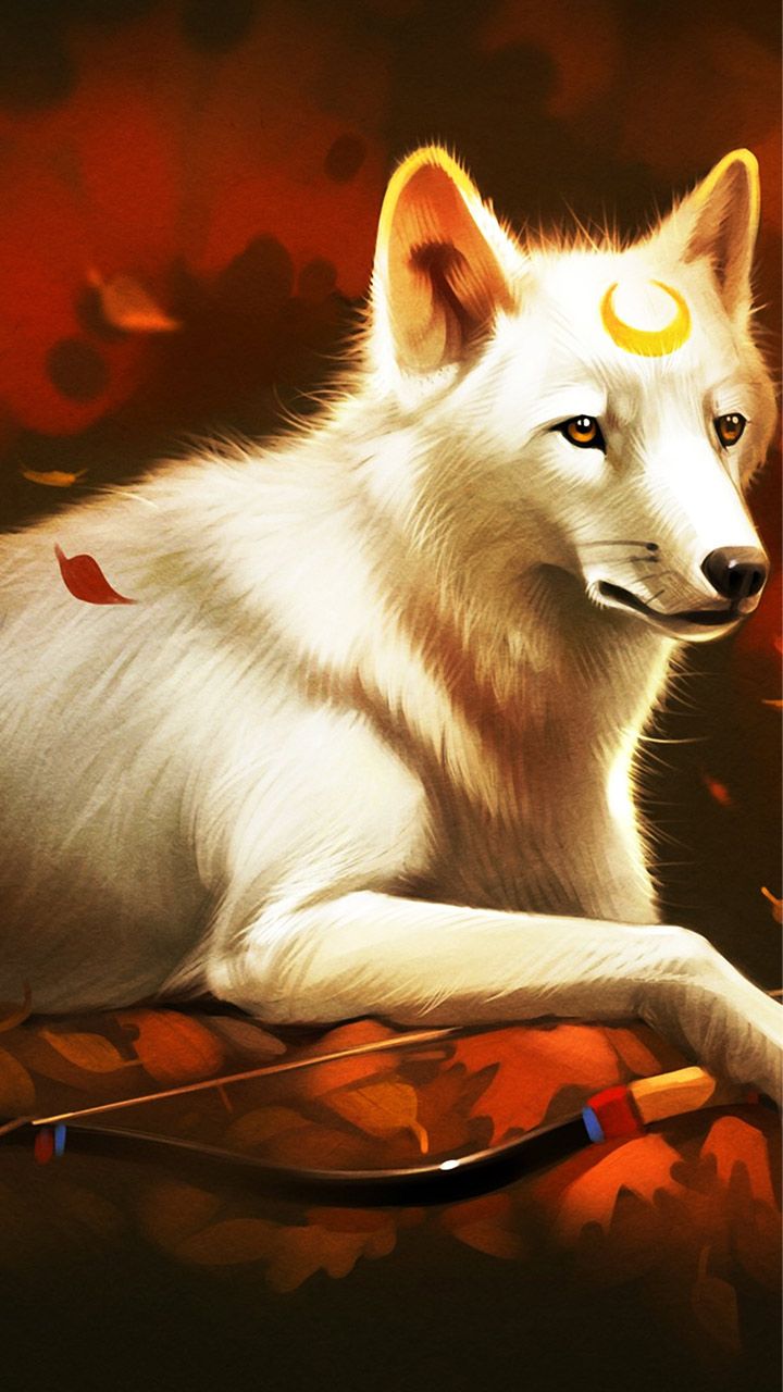 Golden Silver Wolf Bow Theme