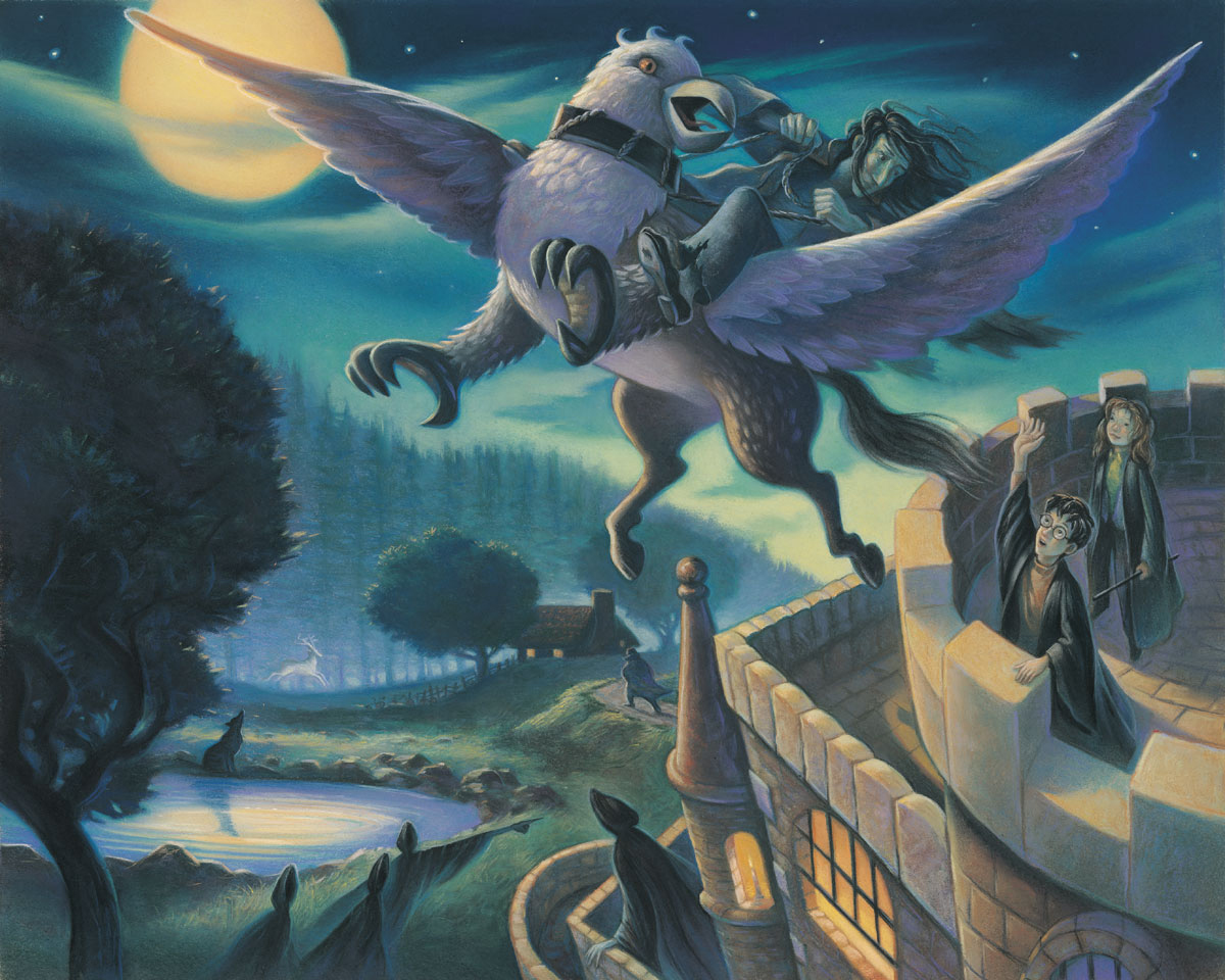 Free download Sirius escapes on Buckbeak Harry Potter Fan Zone [1200x960] for your Desktop, Mobile & Tablet. Explore Buckbeak Wallpaper. Buckbeak Wallpaper