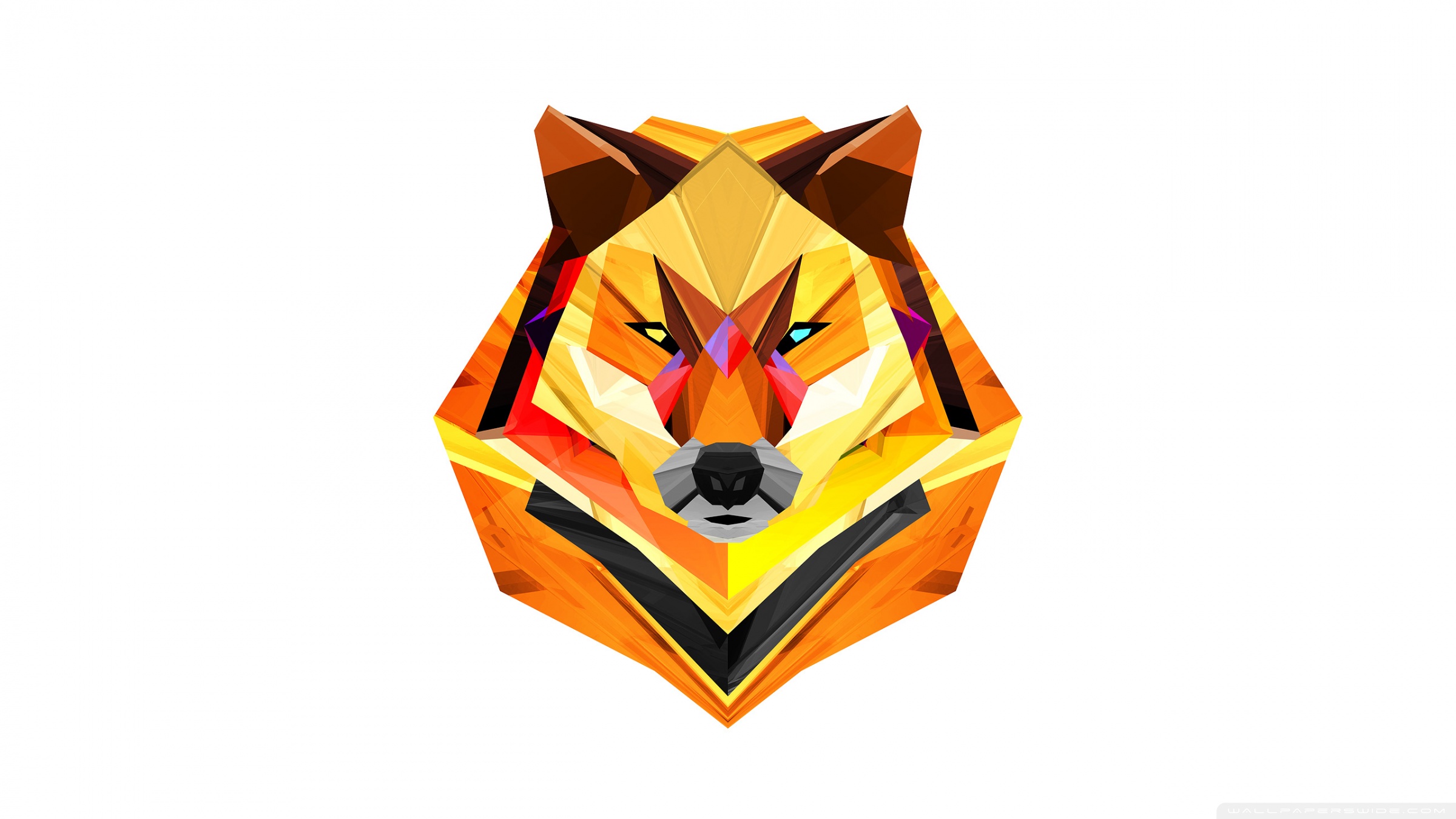 Gold Wolf Wallpapers Wallpaper Cave