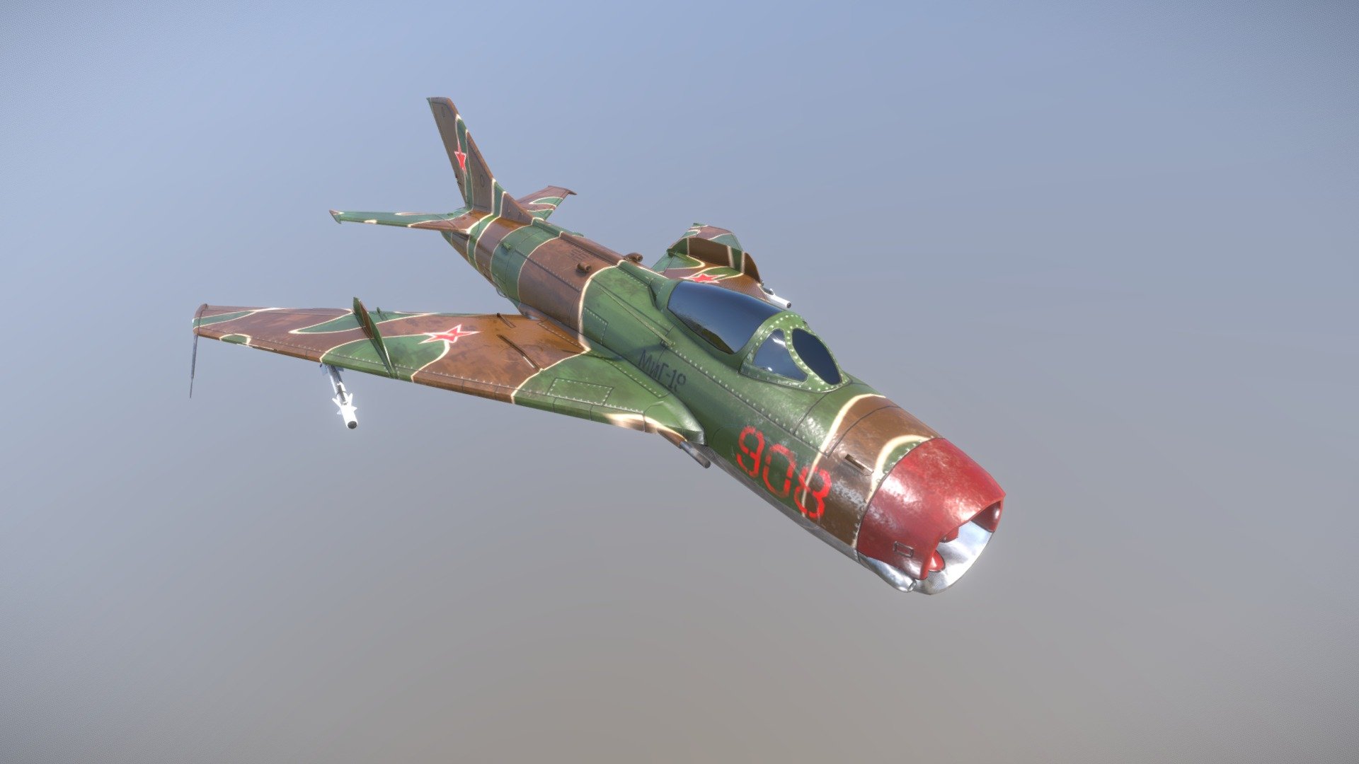 Mikoyan Gurevich MiG 19 Free 3D Model By Tom Zimmermann [9204188]
