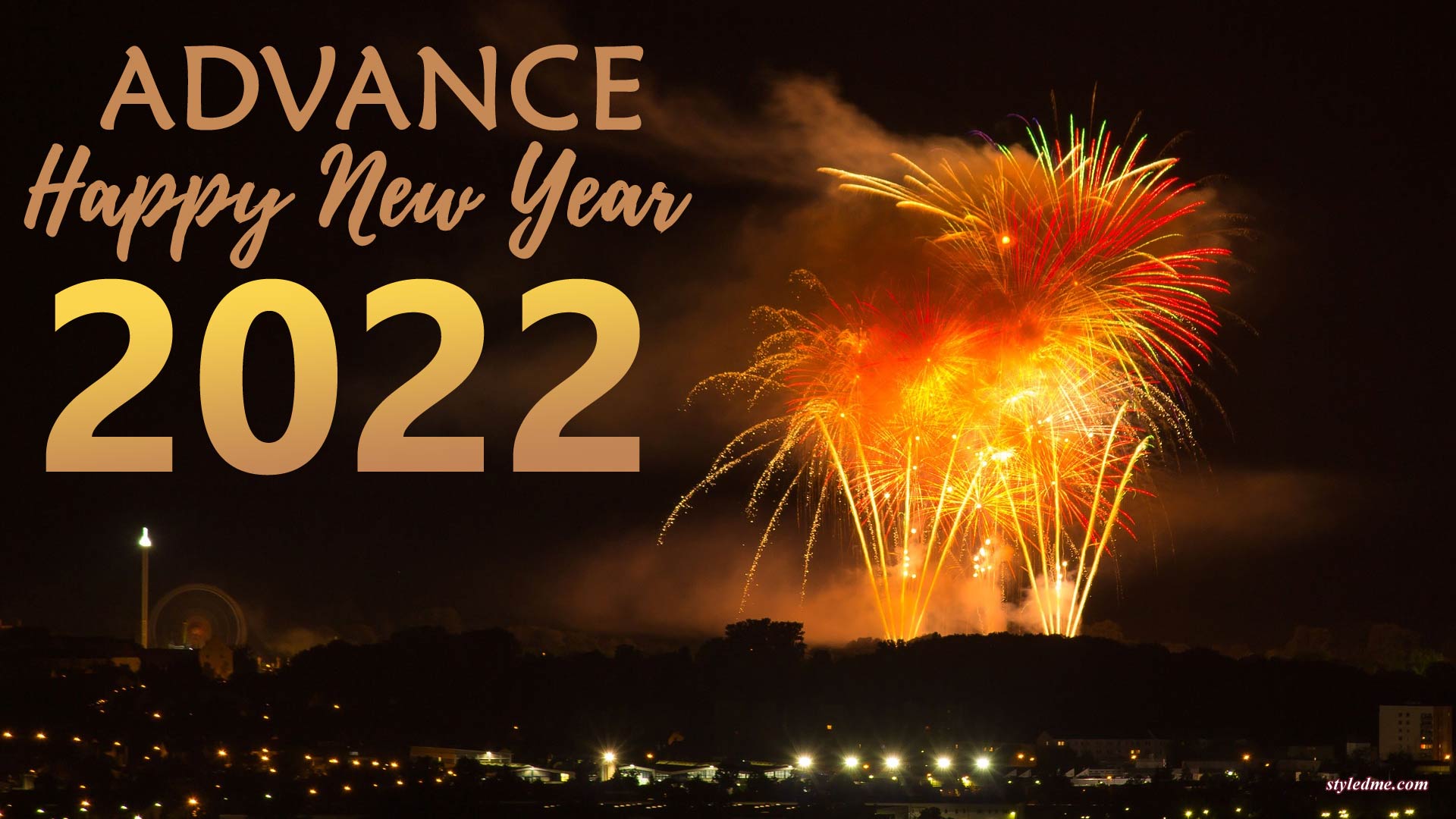 Advance happy New Year 2022 wallpaper free download HD pics photo