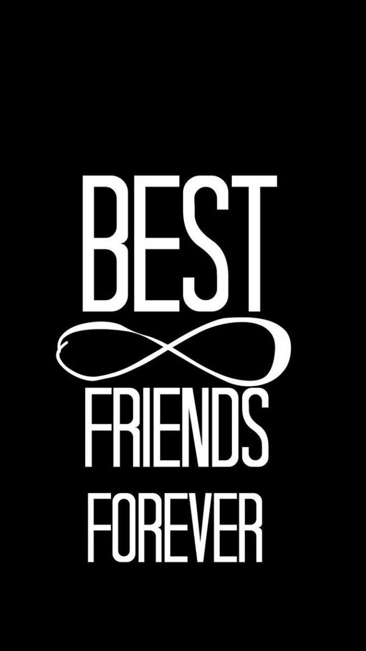 Best Friend Forever Wallpaper Black