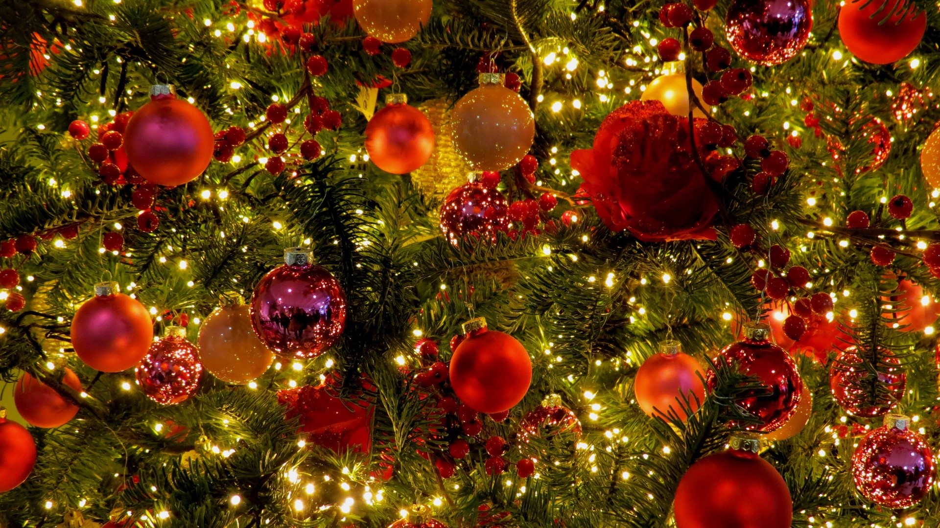 Christmas, colorful, Christmas ornaments. Mocah HD Wallpaper