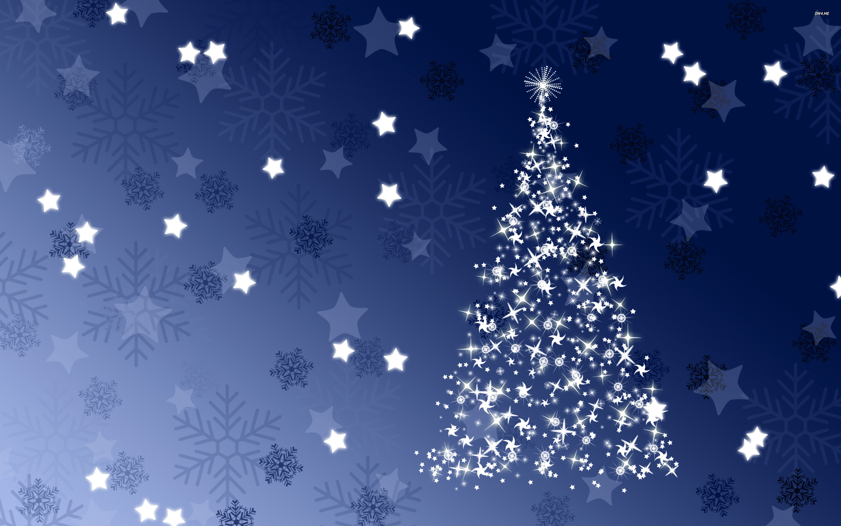Free download Sparkling blue Christmas tree wallpapers Holiday [2880x1800] for your Desktop, Mobile & Tablet