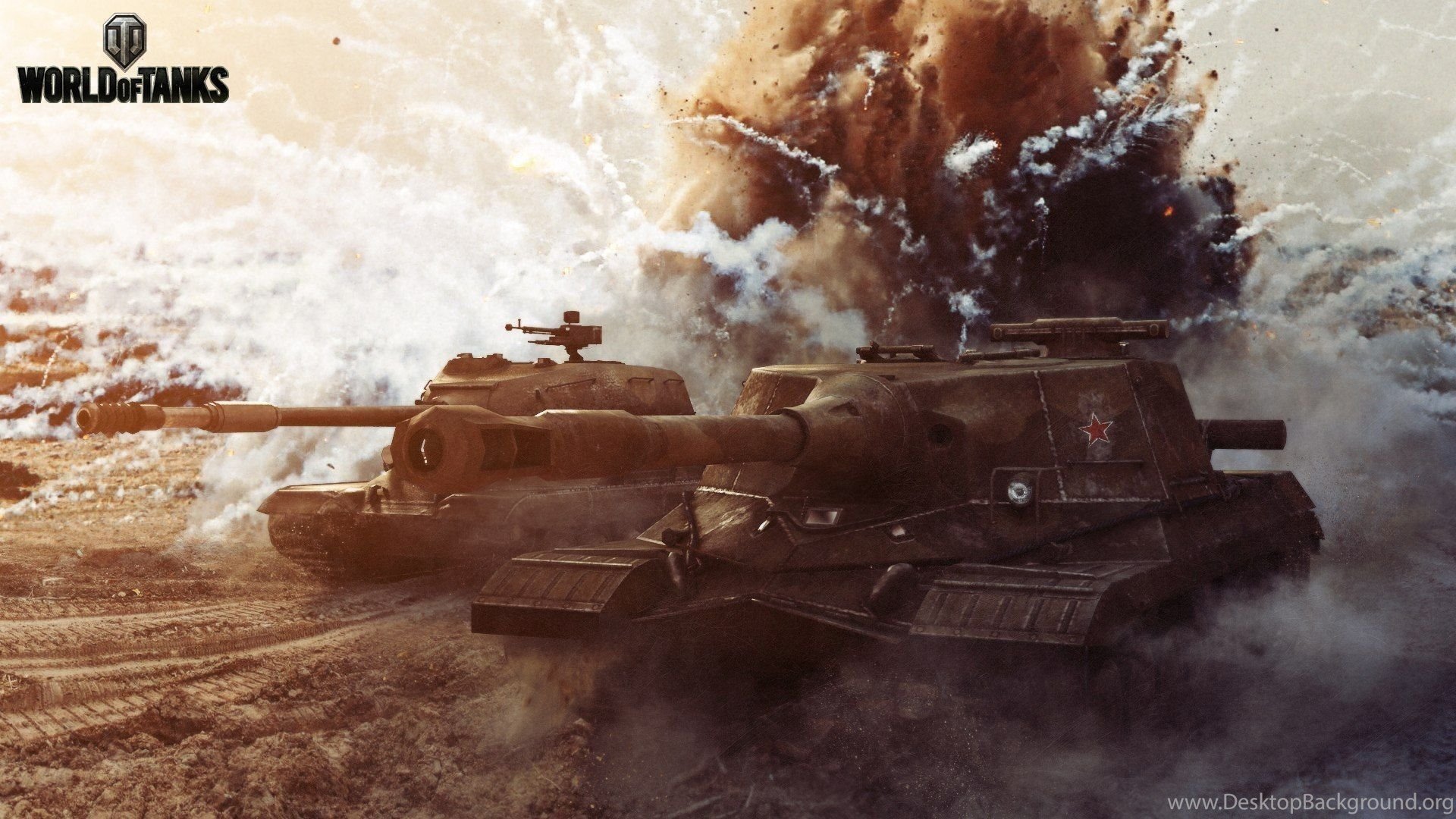 World Of Tanks: Russian Tank Under Fire Wallpaper And Image. Desktop Background
