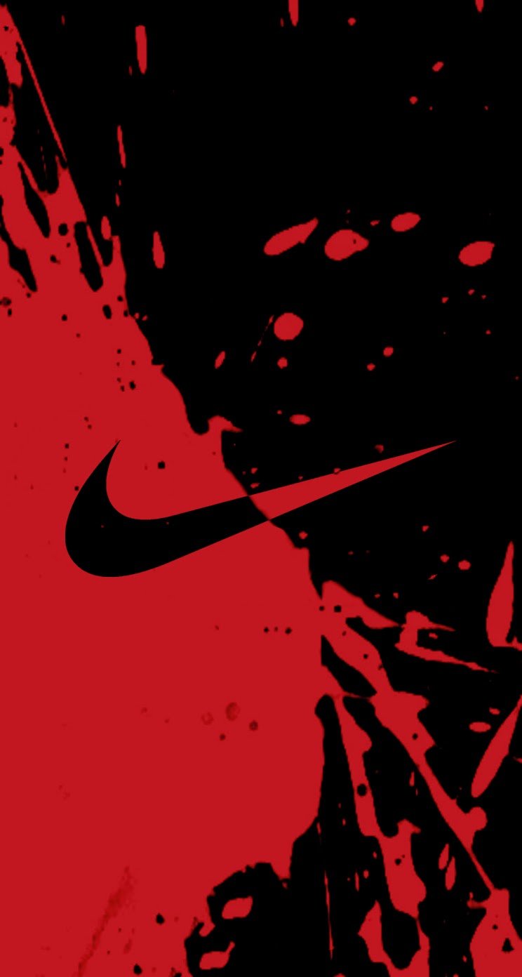 Red and Black Nike Wallpaper