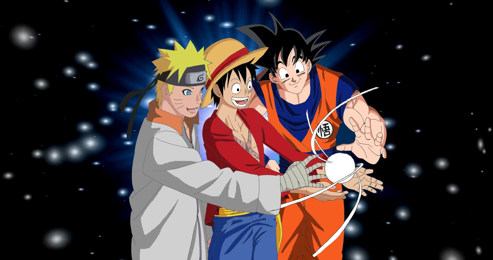 Goku, Luffy and Naruto. Cool anime picture, Naruto cute, Naruto image