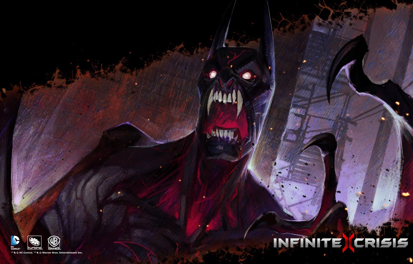 Wallpaper DC comics, Warner Games, Infinite Crisis, Nightmare Batman image for desktop, section игры