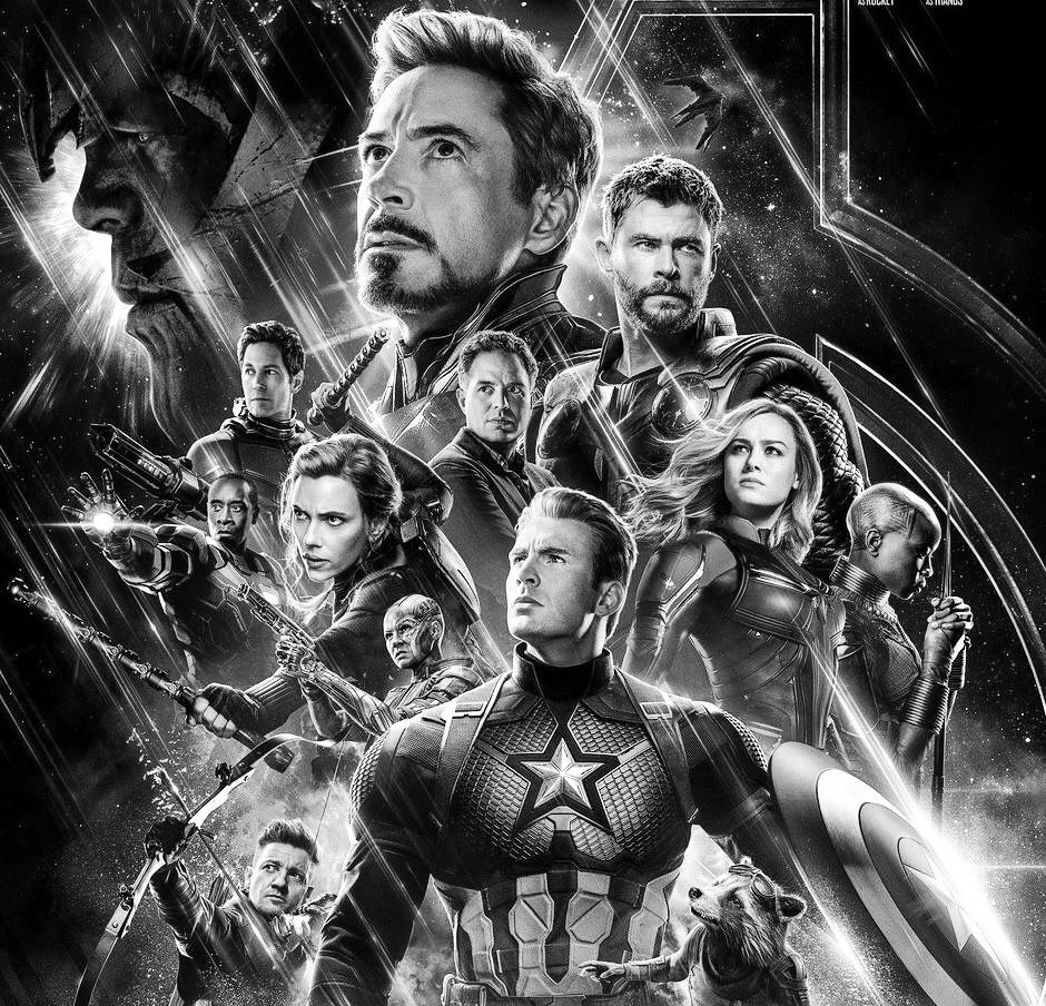 Avengers Black and White Wallpaper Free Avengers Black and White Background