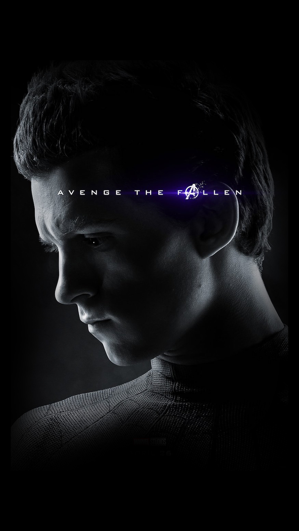 iPhone X wallpaper. spider man marvel endgame hero film poster art