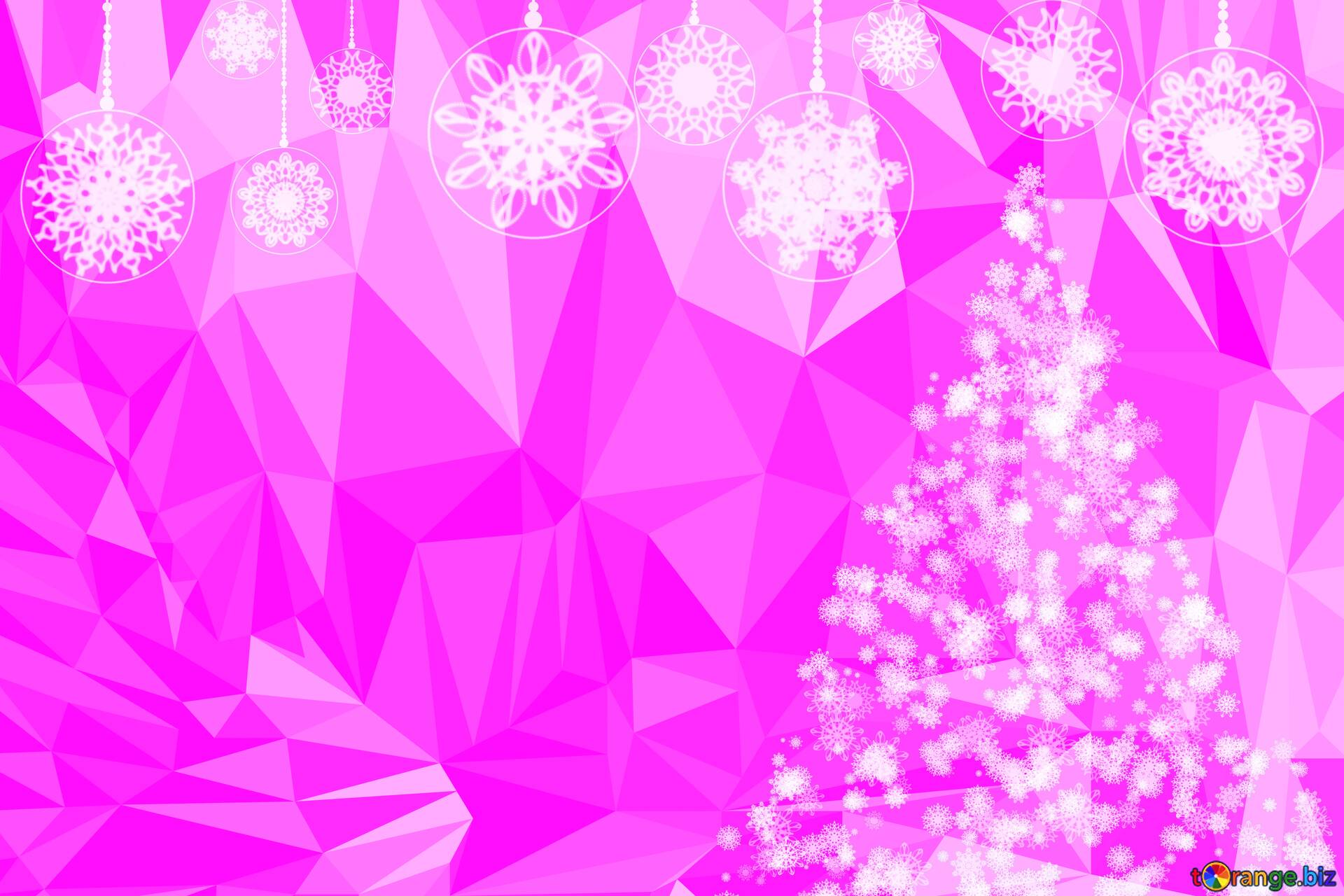Download Free Picture Pink Christmas Background White Frame Around Polygon Background With Triangles On CC BY License Free Image Stock TOrange.biz Fx №200627