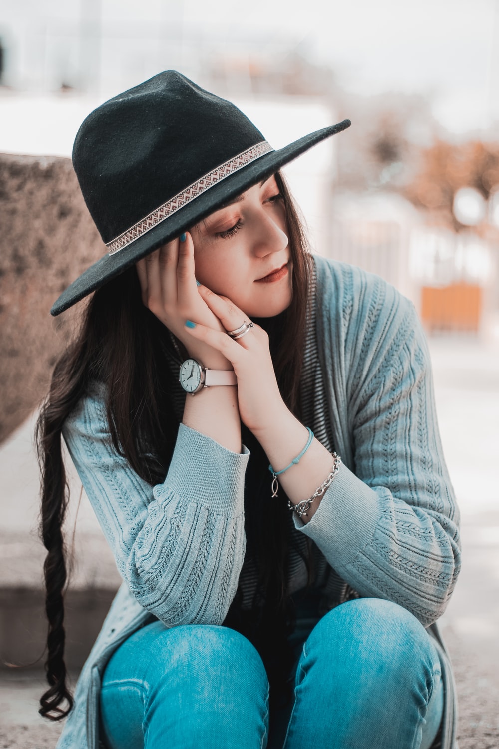 Girl In A Hat Picture. Download Free Image