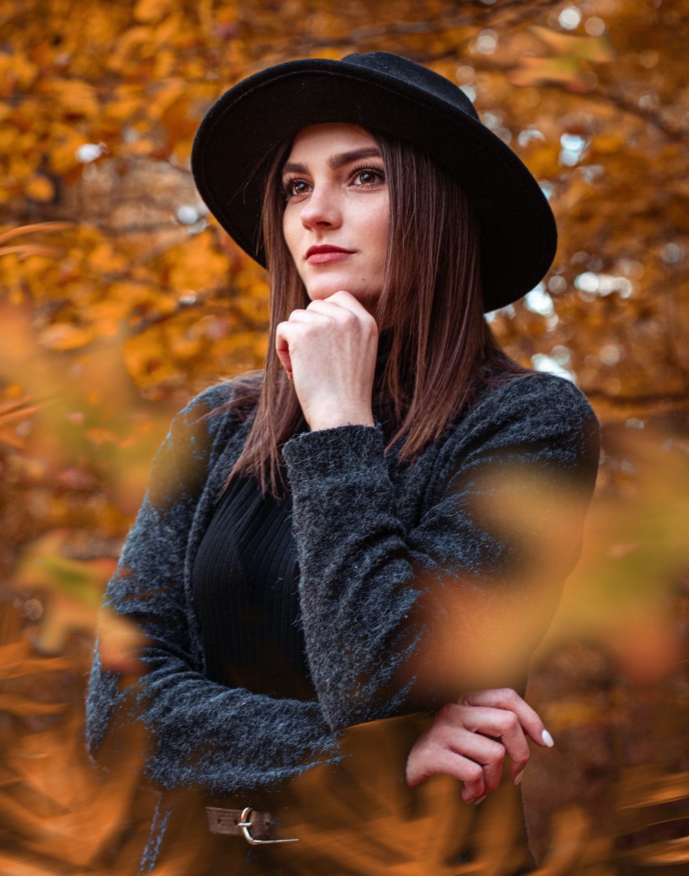 Girl With Hat Picture. Download Free Image