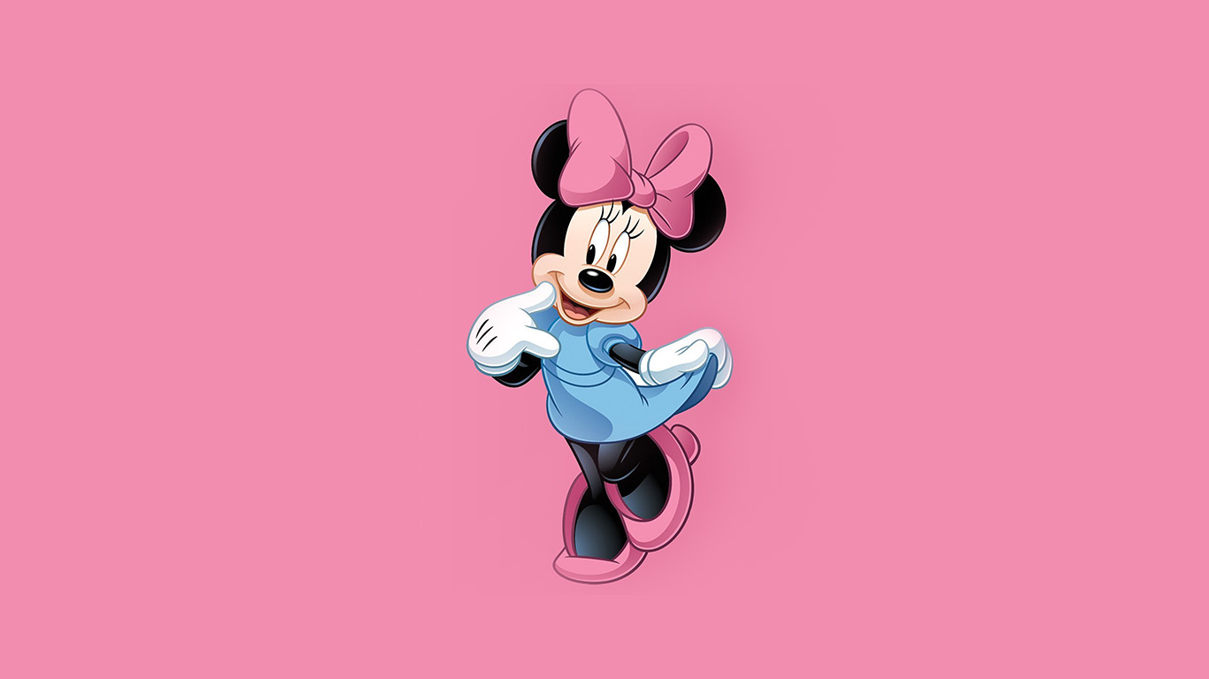 wallpaper for desktop, laptop. minnie mouse logo disney art illustration