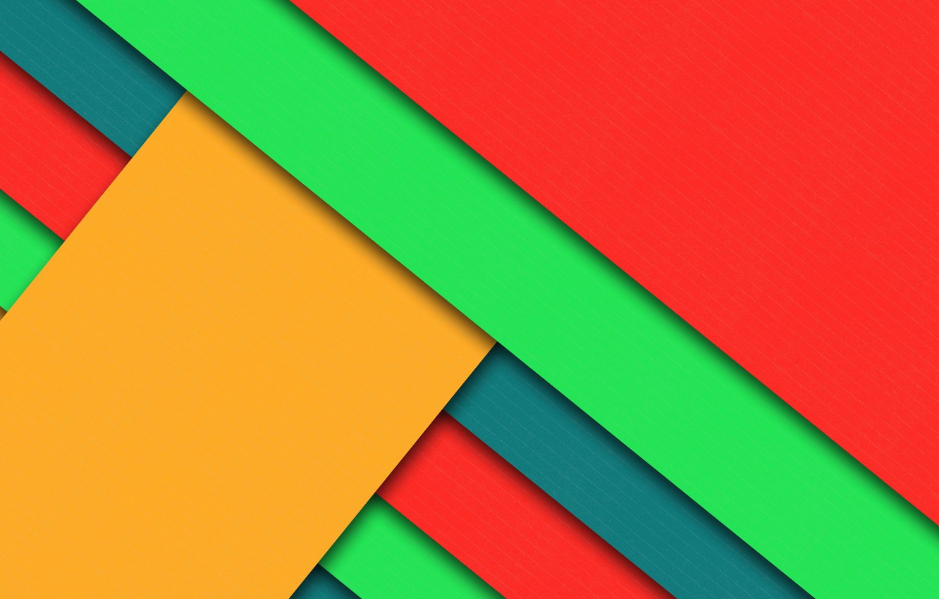Wallpaper line, yellow, red, blue, geometry, green, design, color, material image for desktop, section абстракции