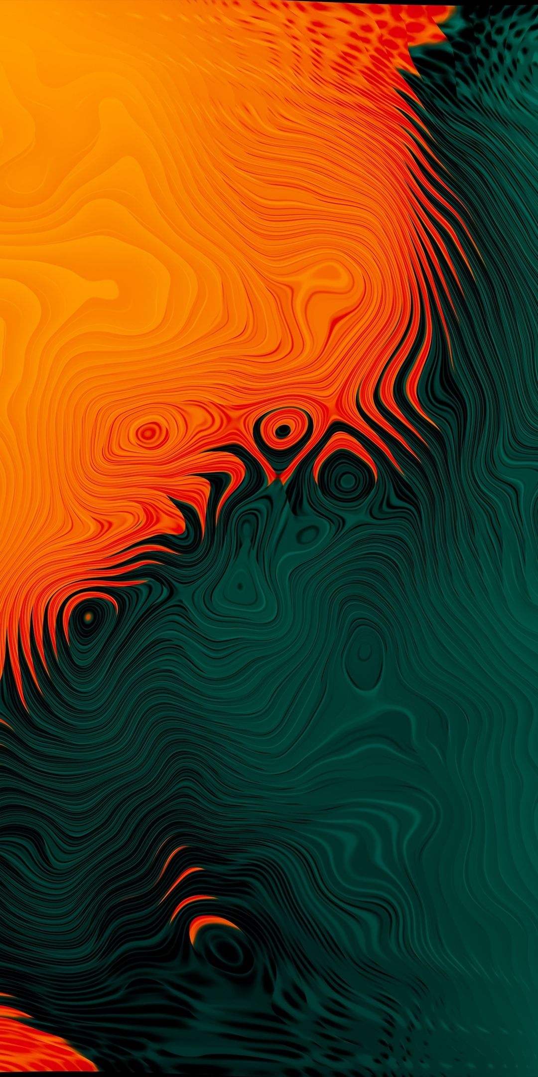 Orange Green Match, Abstract Wallpaper. Dark Phone Wallpaper, Abstract Art Wallpaper, Abstract Wallpaper Background