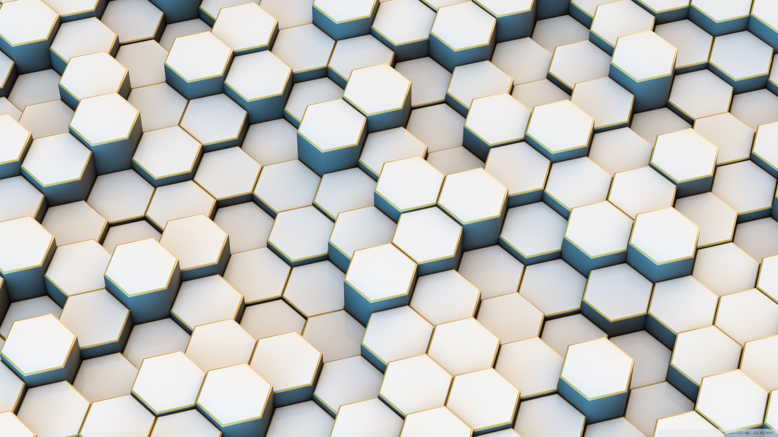 White Hexagons Background Ultra HD Desktop Background Wallpaper for 4K UHD TV, Widescreen & UltraWide Desktop & Laptop, Multi Display, Dual Monitor, Tablet