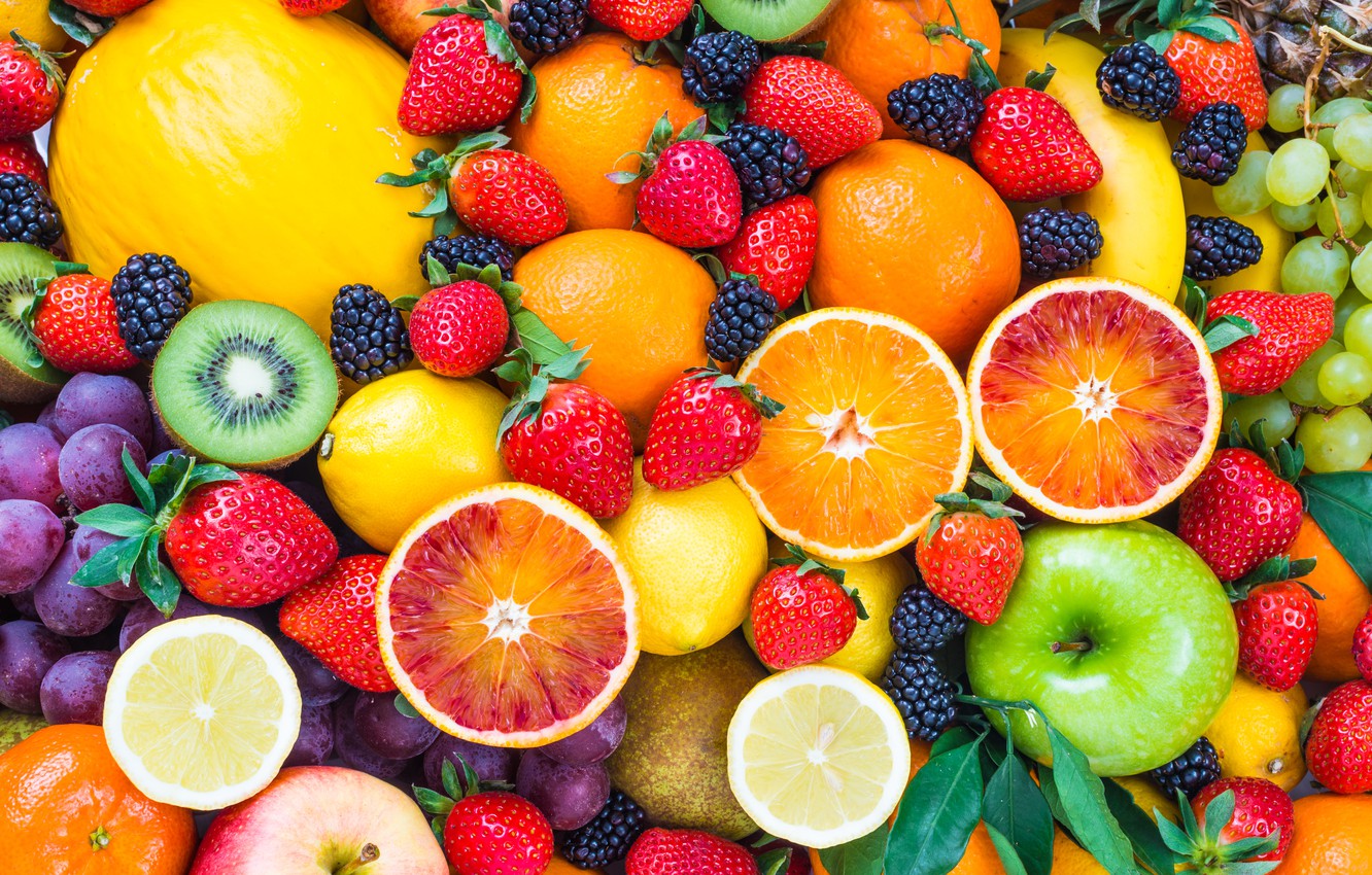 Wallpaper berries, fruit, fresh, fruits, berries image for desktop, section еда