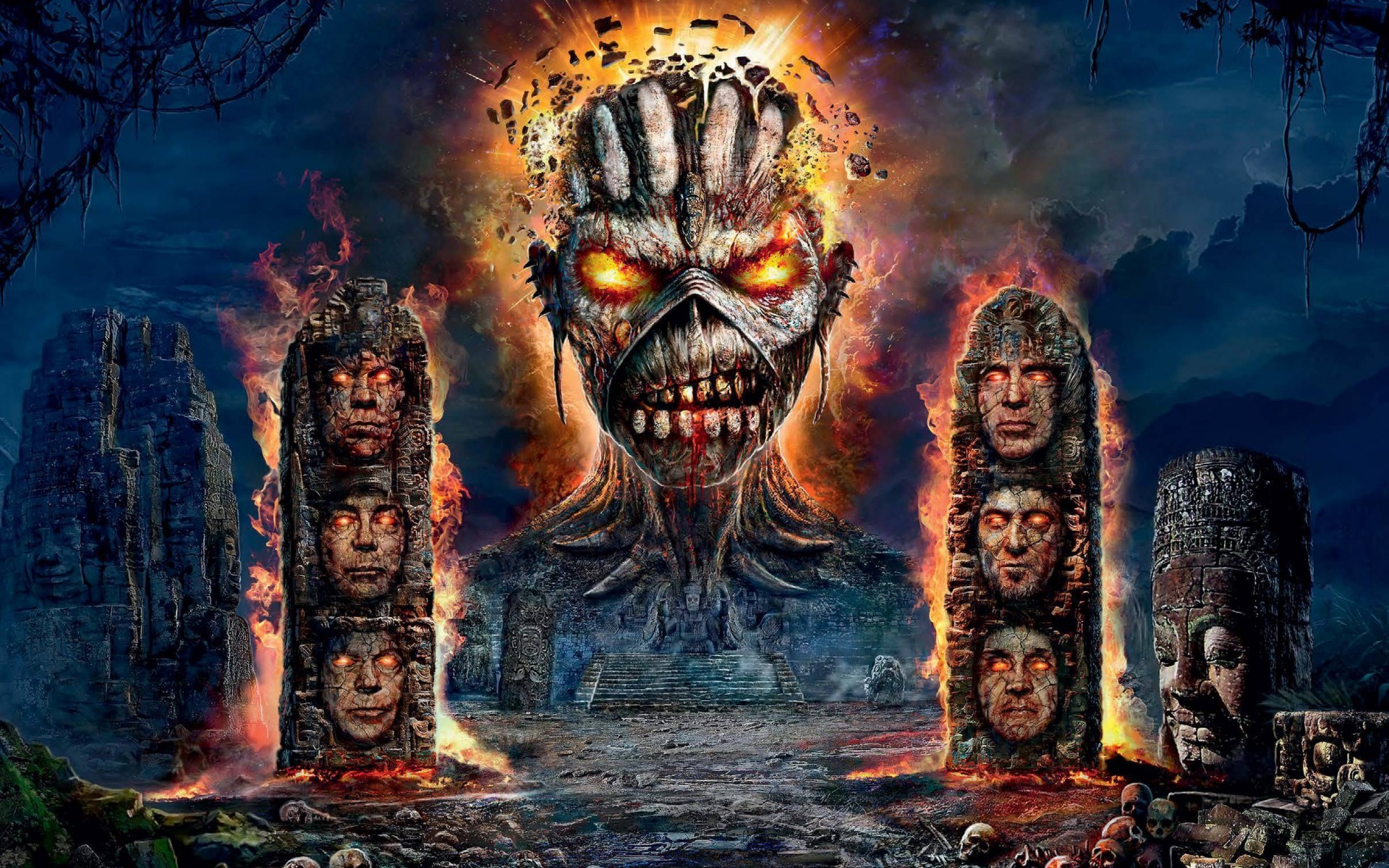 Iron Maiden English Heavy Metal Band Wallpaper