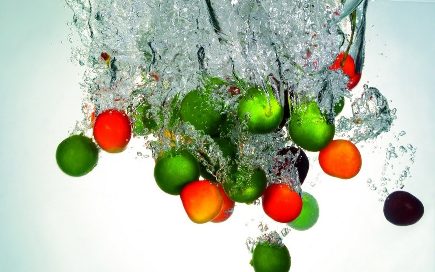3D fresh fruits 9n water. Free Download HD Wallpaper. Free Desktop Background Wallappers, Image, Picstures