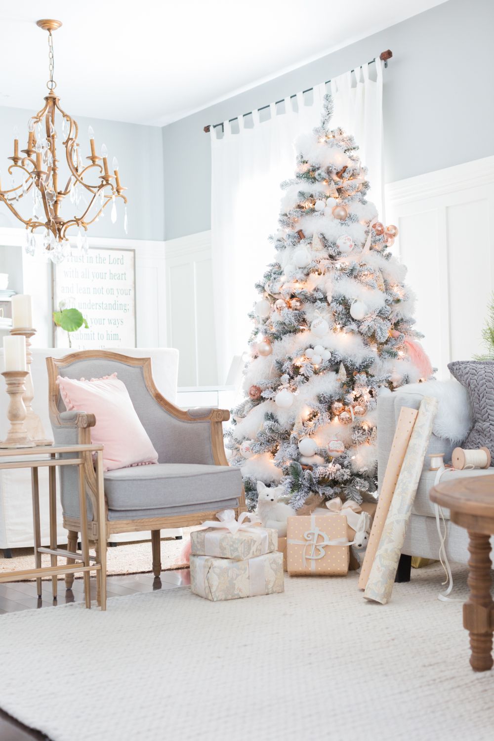 How To Update Your Holiday Decor With A Rose Gold Christmas Tree