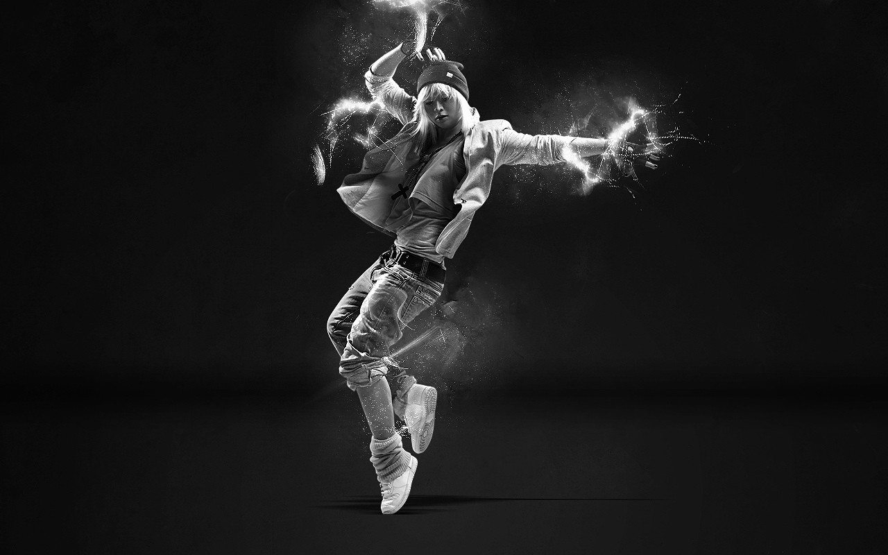 Wallpaper, digital art, women, dancing