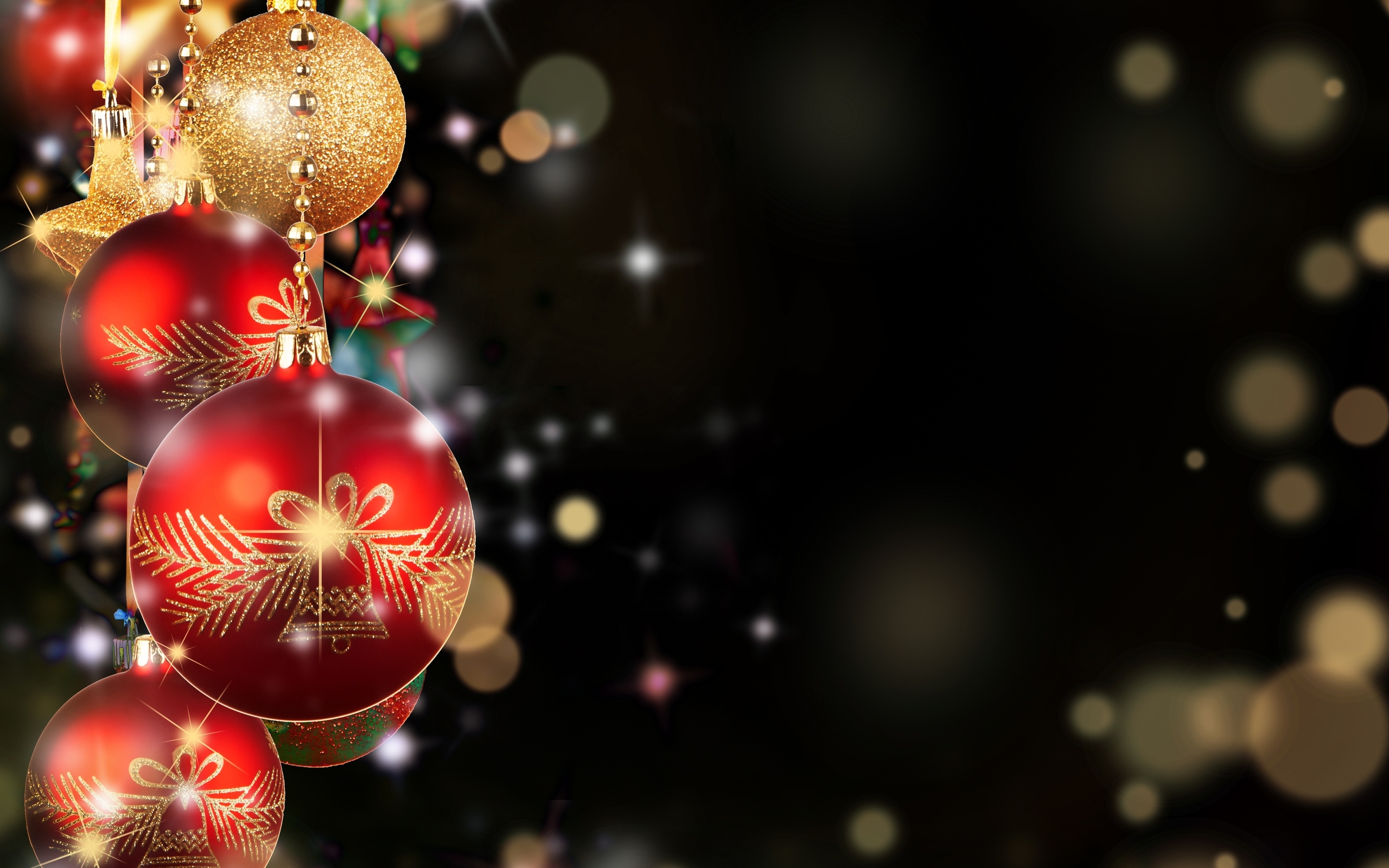 Black And Gold Christmas Background Image & Picture Year Dark Background