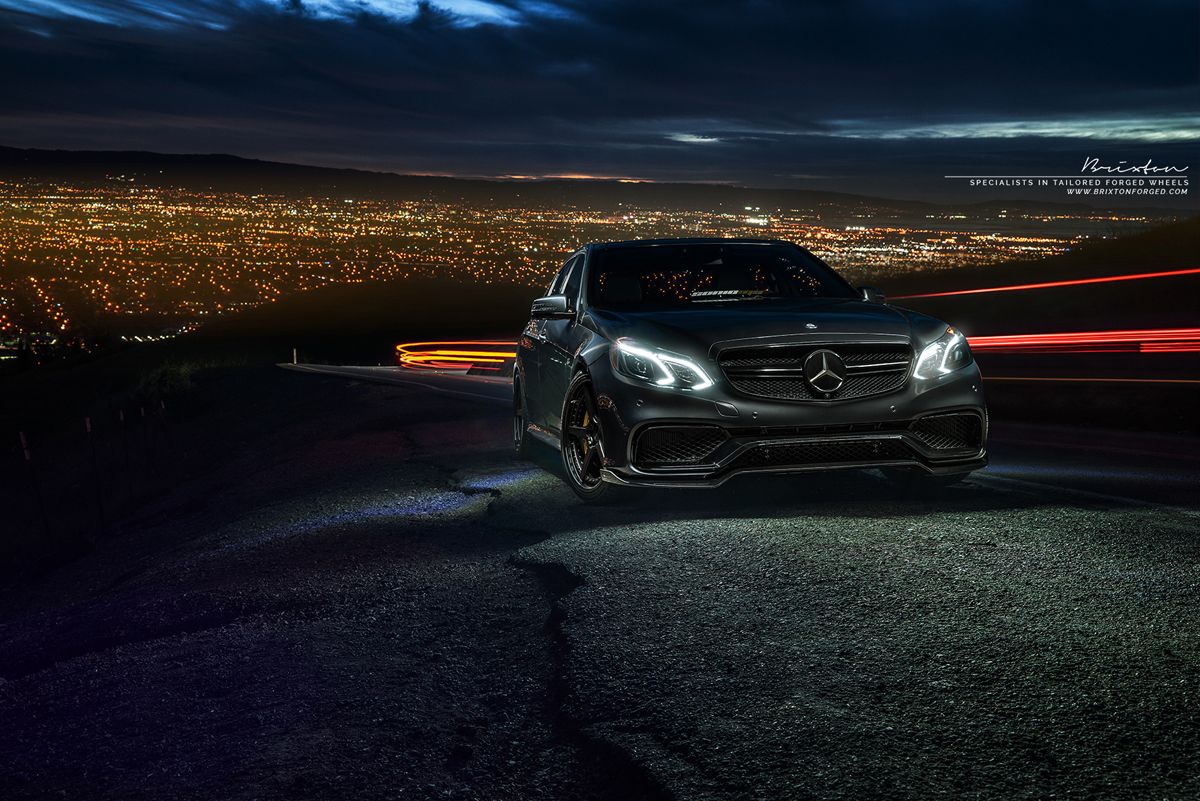 Blackout with this E63 AMG on Brixton Forged Wheels!. Mercedes benz e63 amg, Mercedes wallpaper, Mercedes benz e63